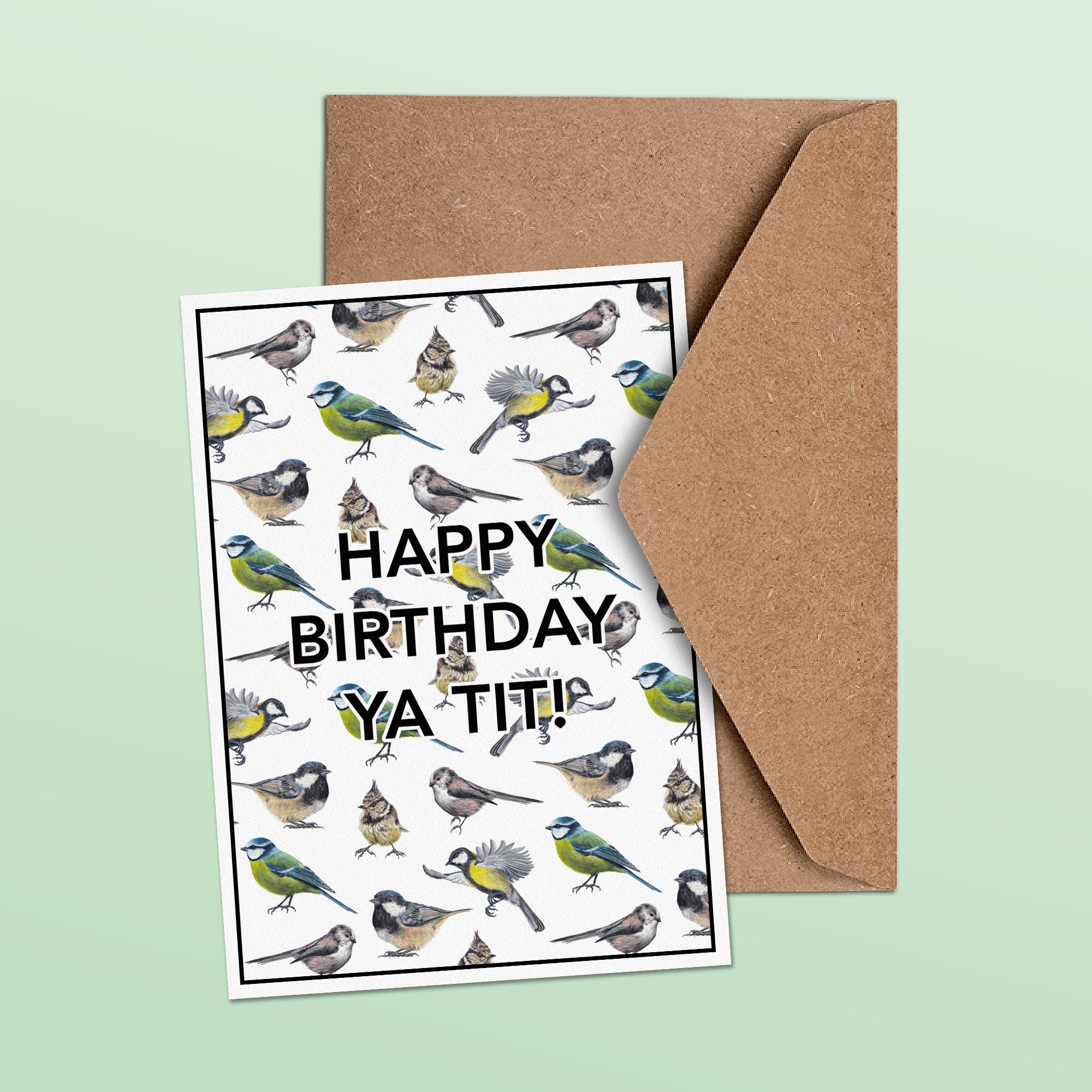 Happy Birthday Ya Tit Greetings Card image 1