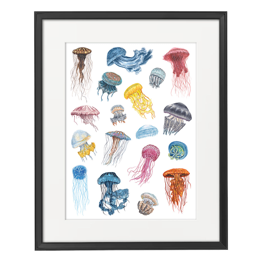Jellyfish A3 Print image 2