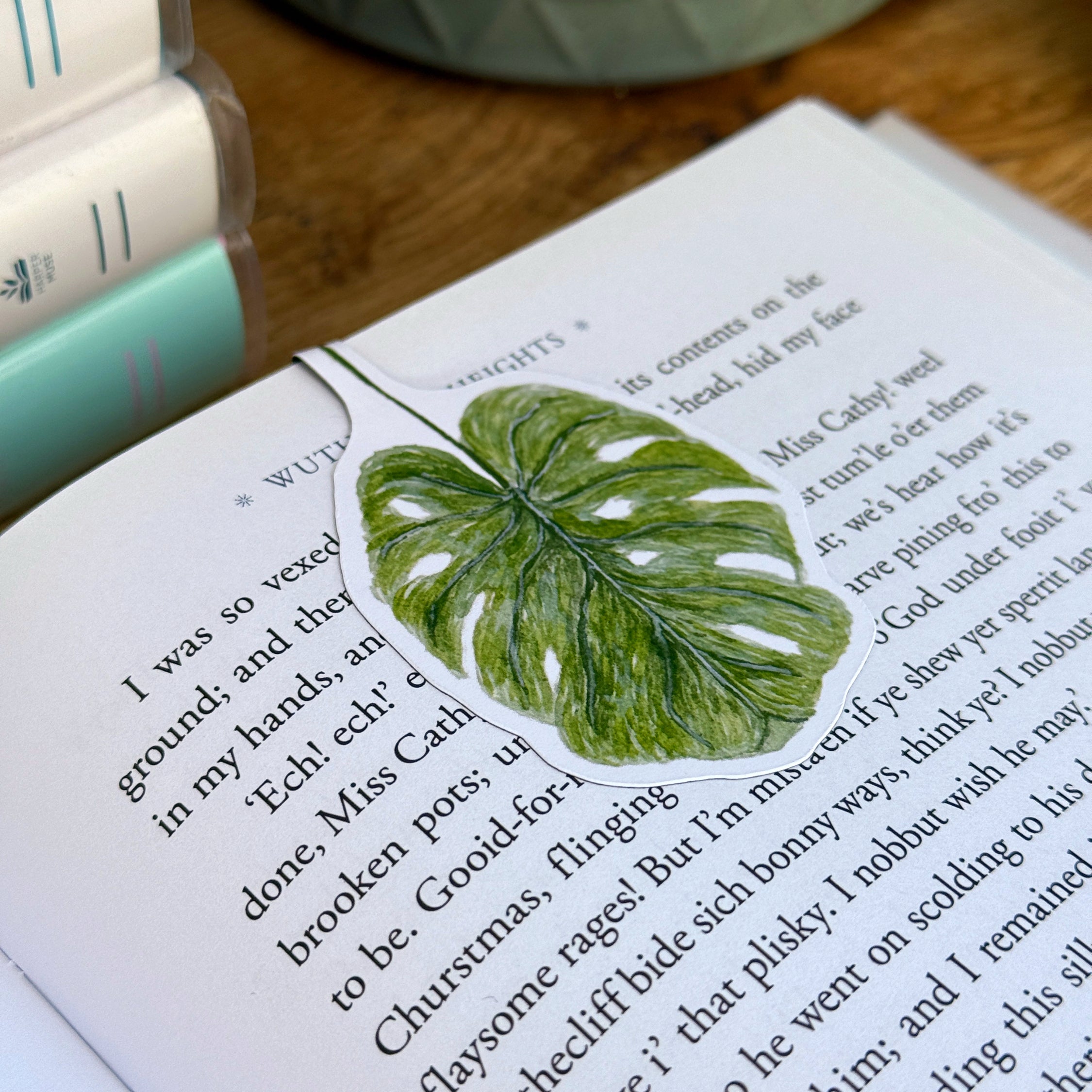 Rainforest Leaf Magnetic Bookmark image 1
