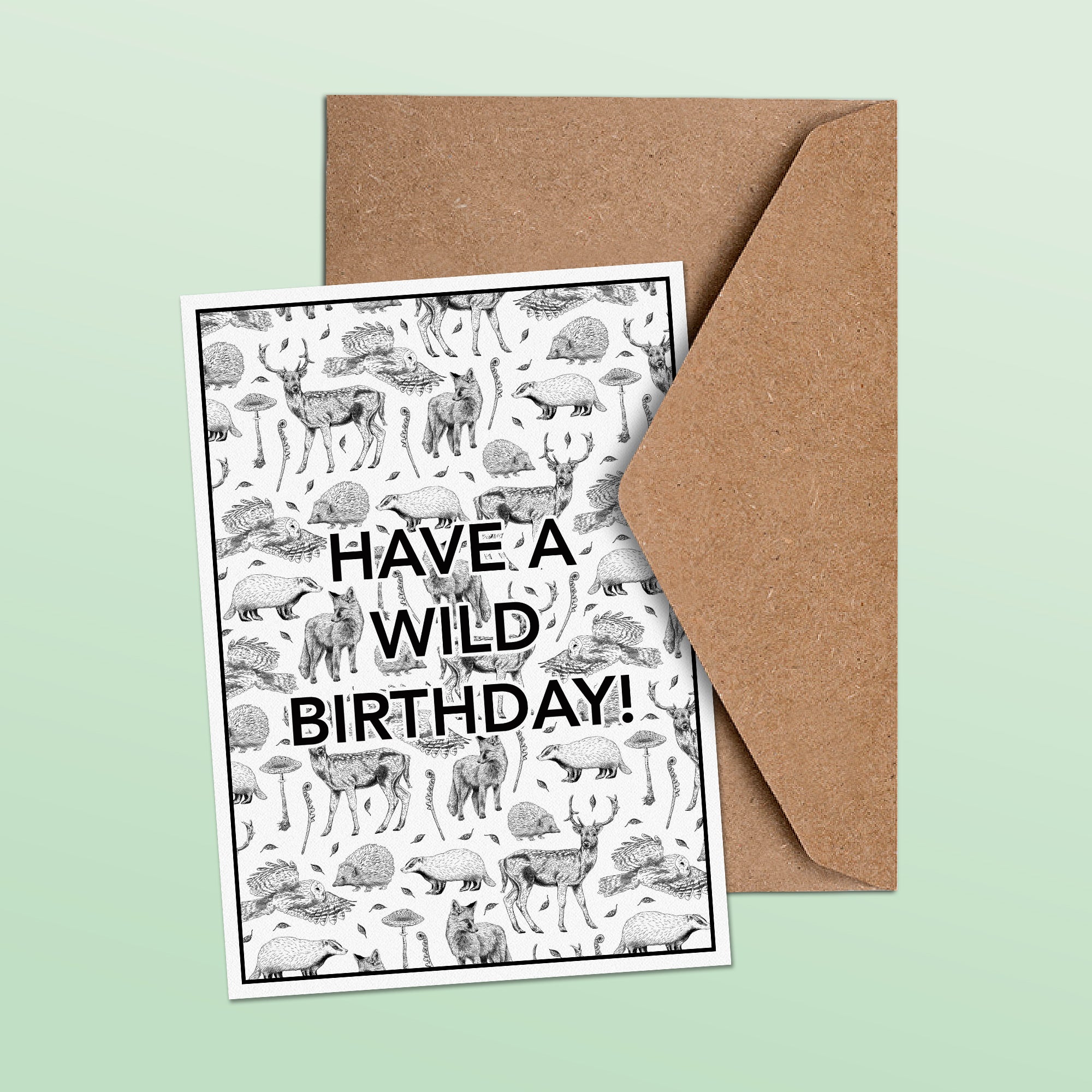 Have A Wild Birthday Greetings Card image 1