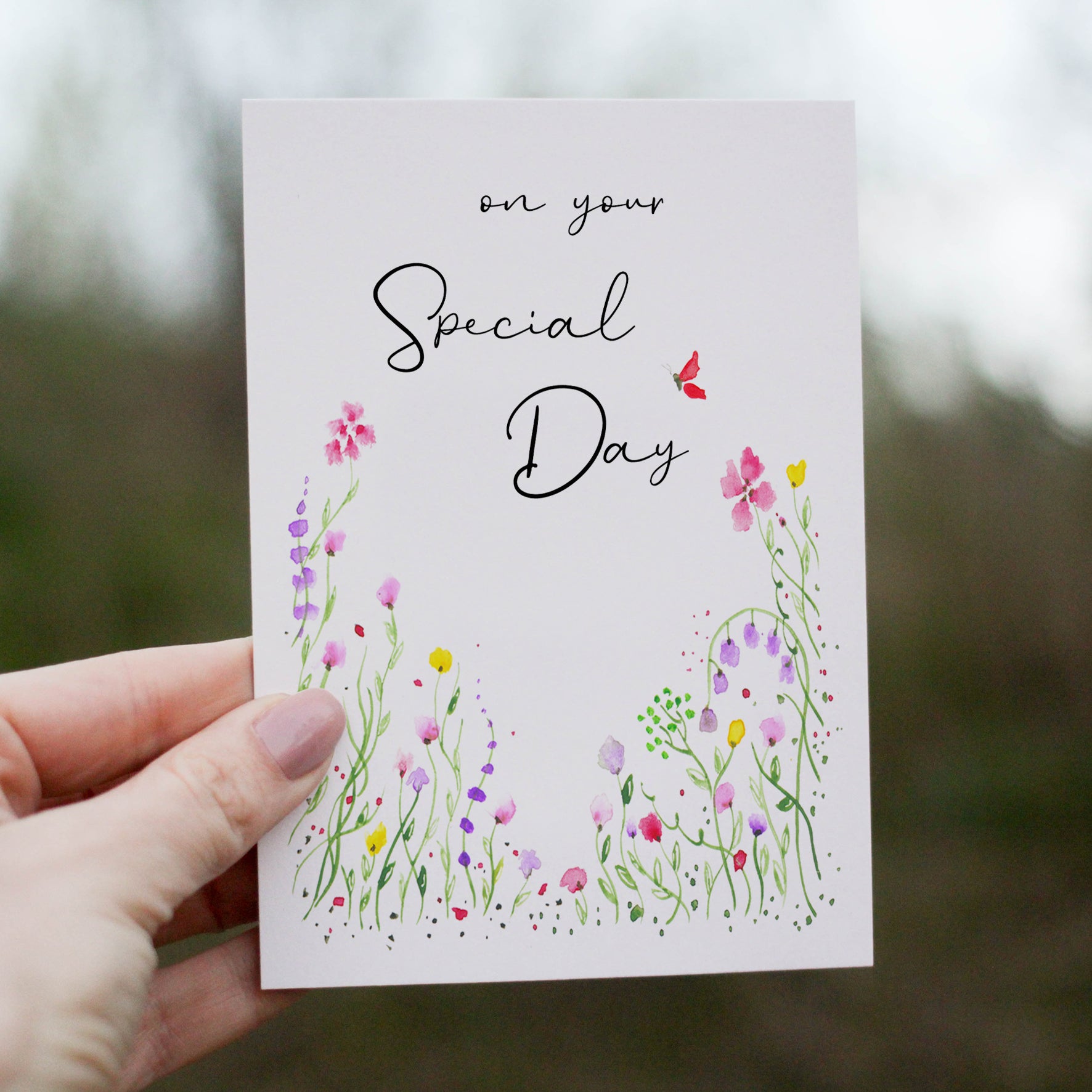 Floral Greetings Card image 0