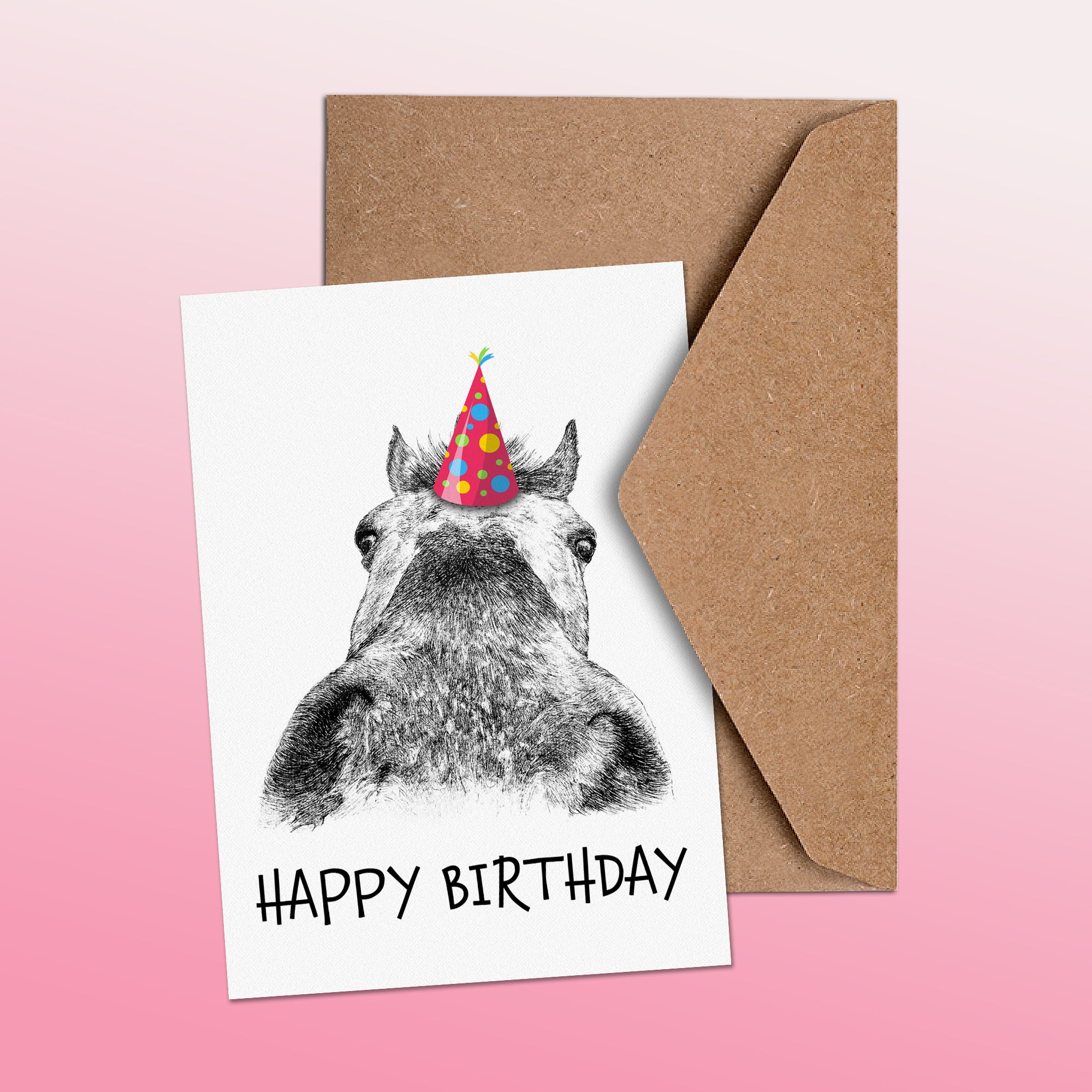 Horse (#2) Greetings Card image 1