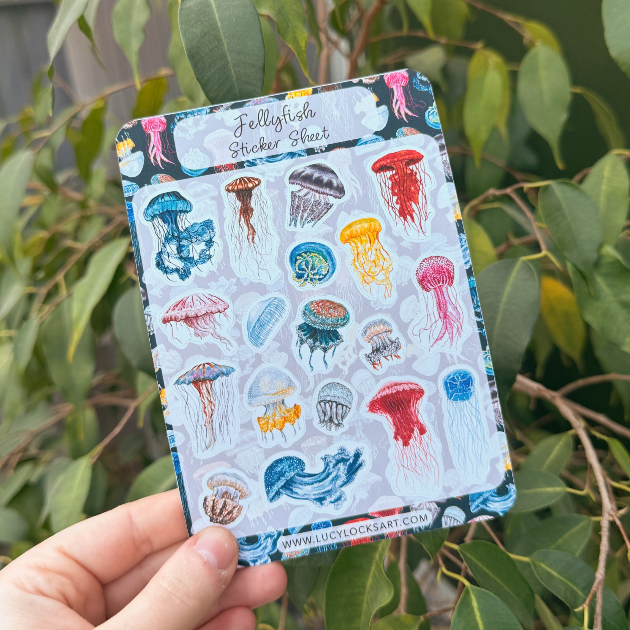Jellyfish Sticker Sheet image 0