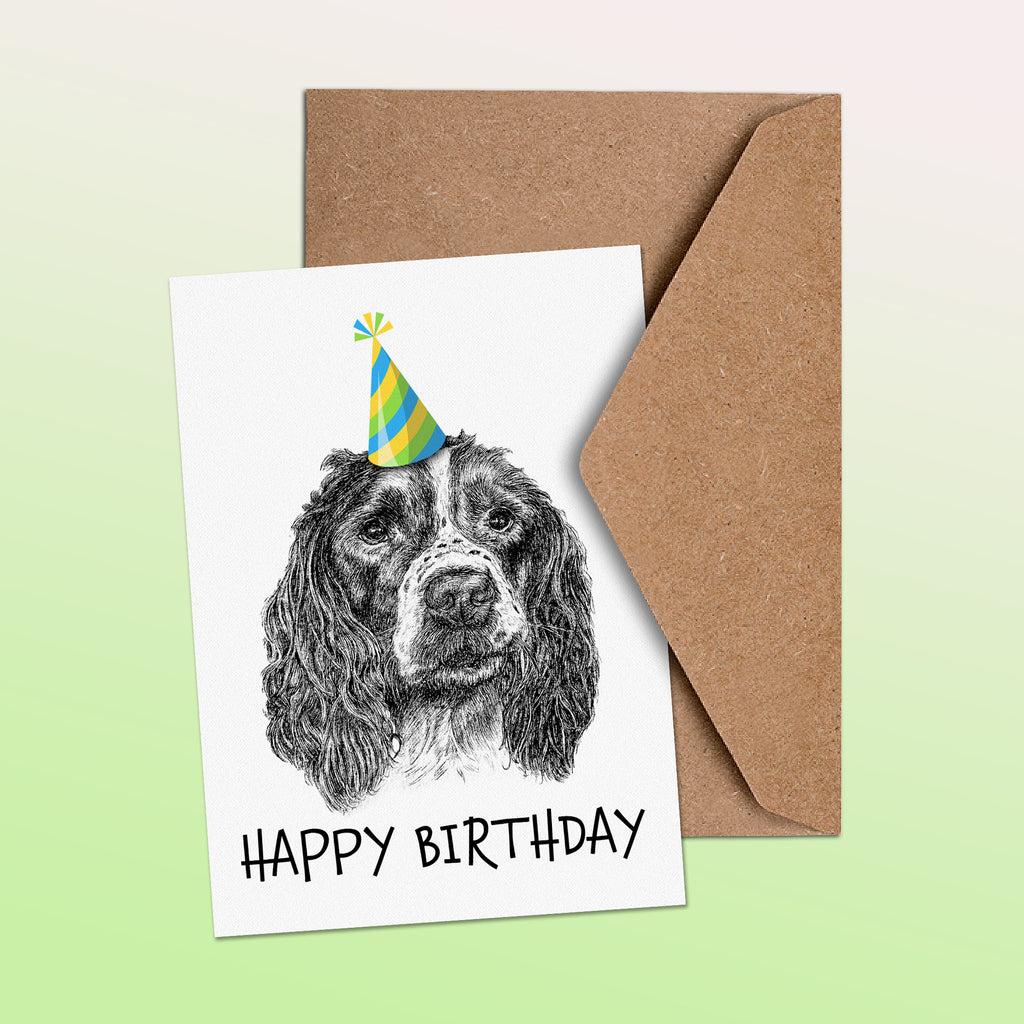 Springer Spaniel (#1) Greetings Card image 1