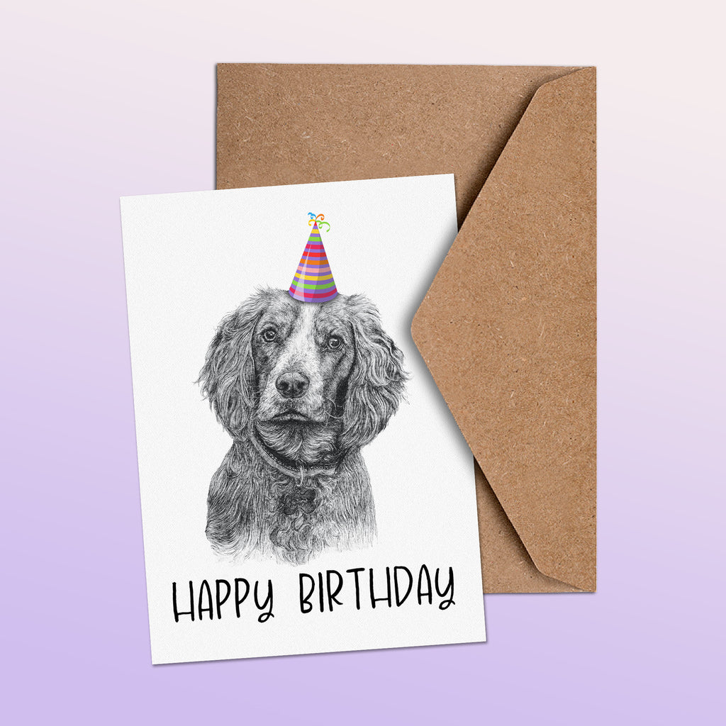 Cocker Spaniel (#2) Greetings Card image 1