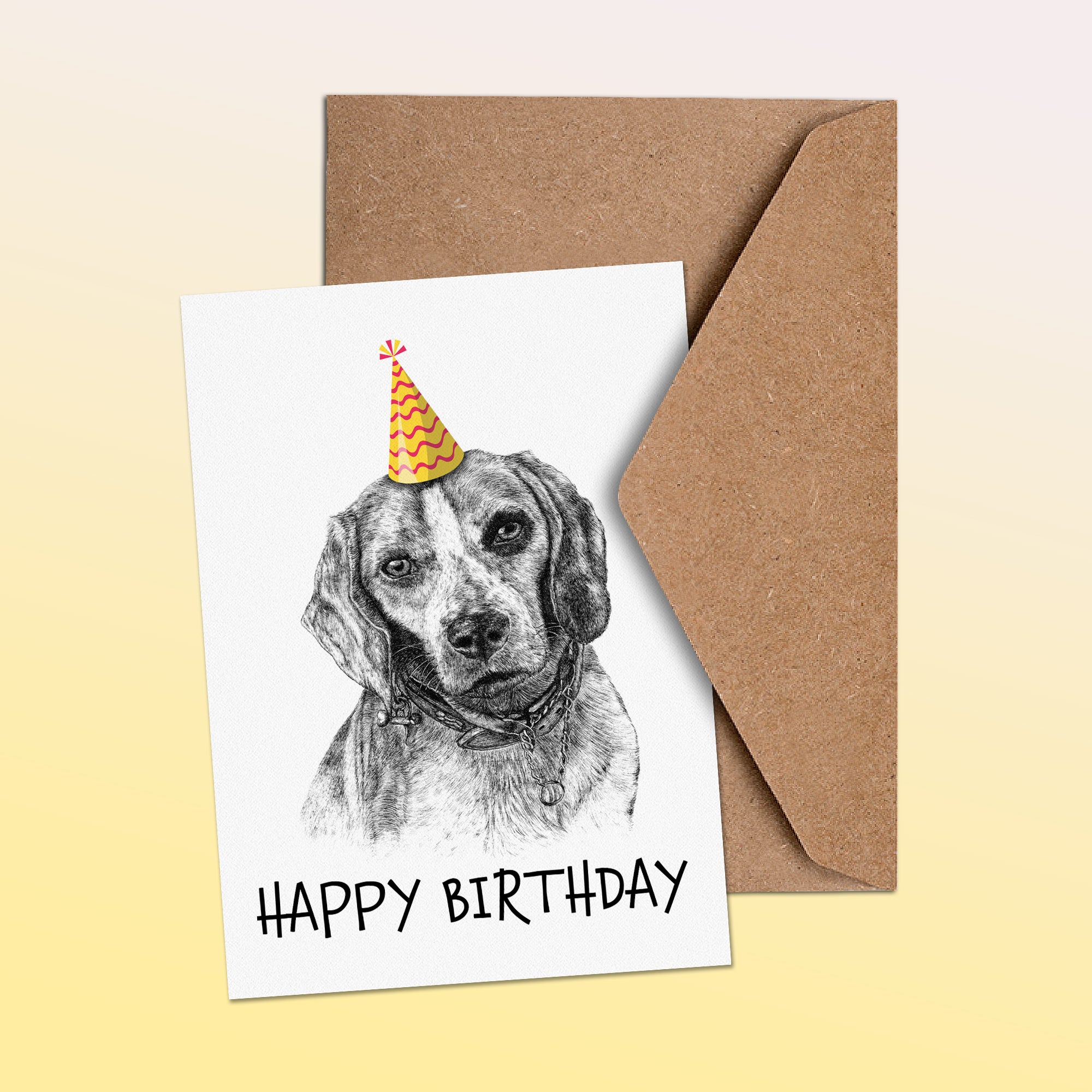 Beagle (#1) Greetings Card image 1