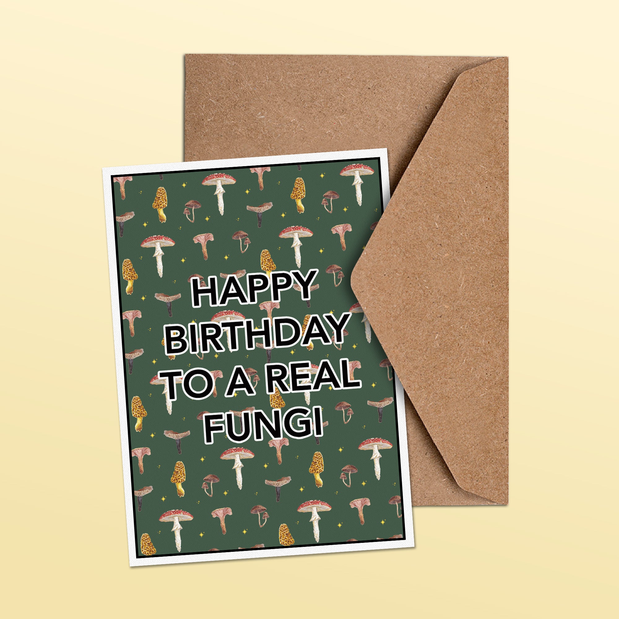 Happy Birthday to a Fungi Greetings Card image 1
