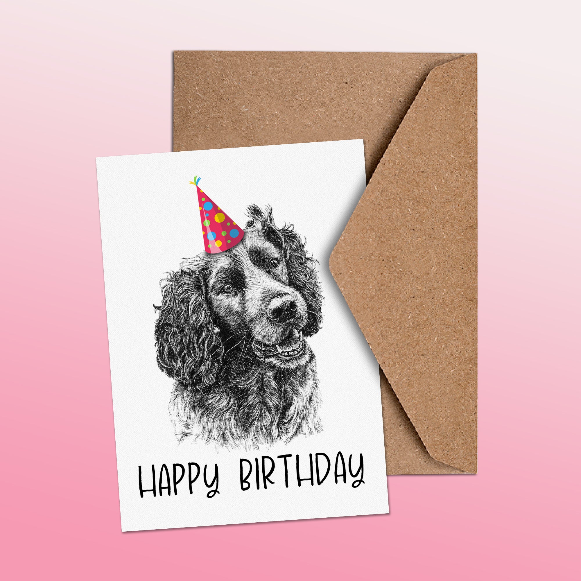 Cocker Spaniel (#1) Greetings Card image 1