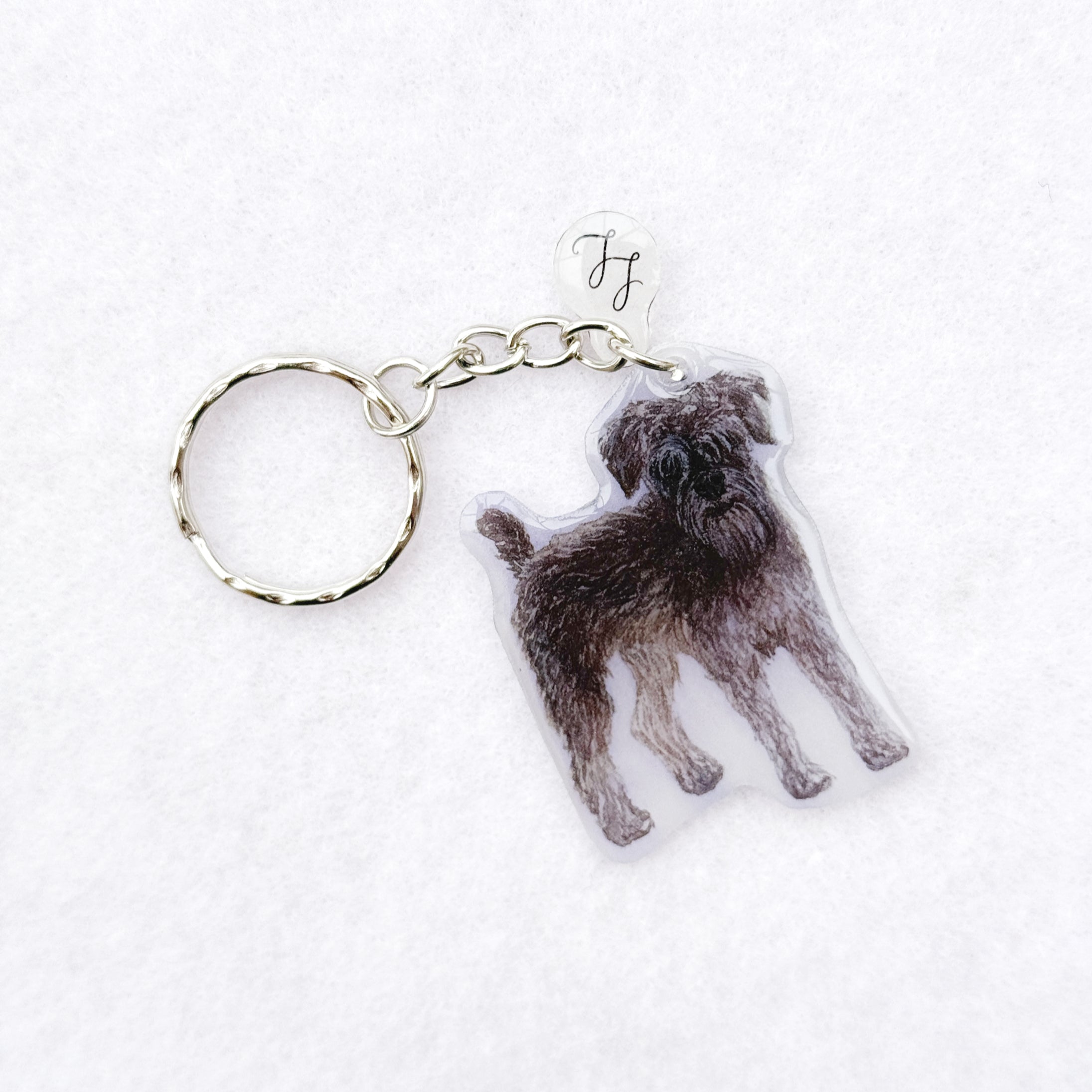 Shnauzer - Handmade Keyring image 0