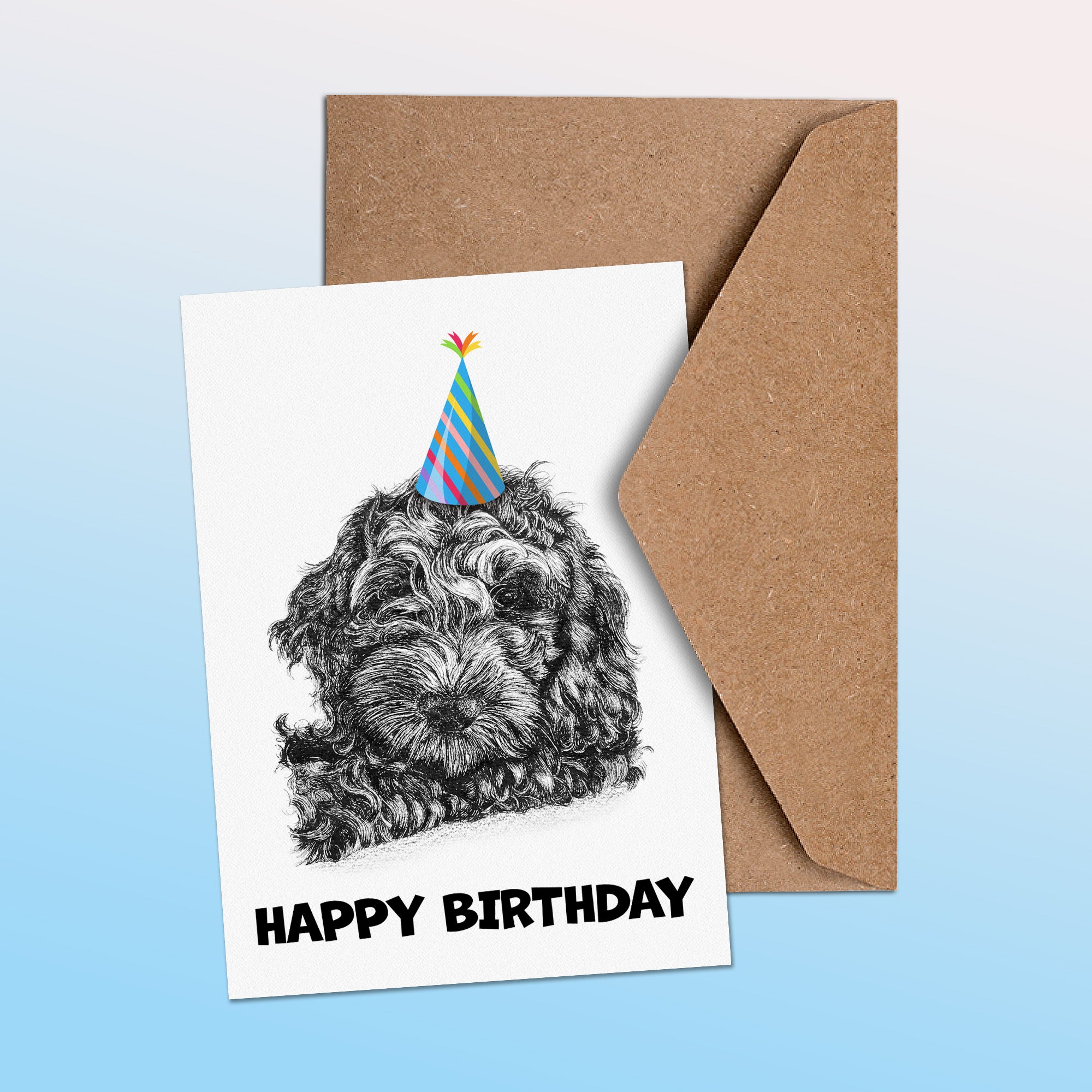 Cockapoo (#2) Greetings Card image 1
