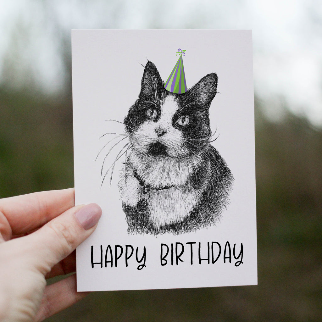 Cat (#2) Greetings Card image 0