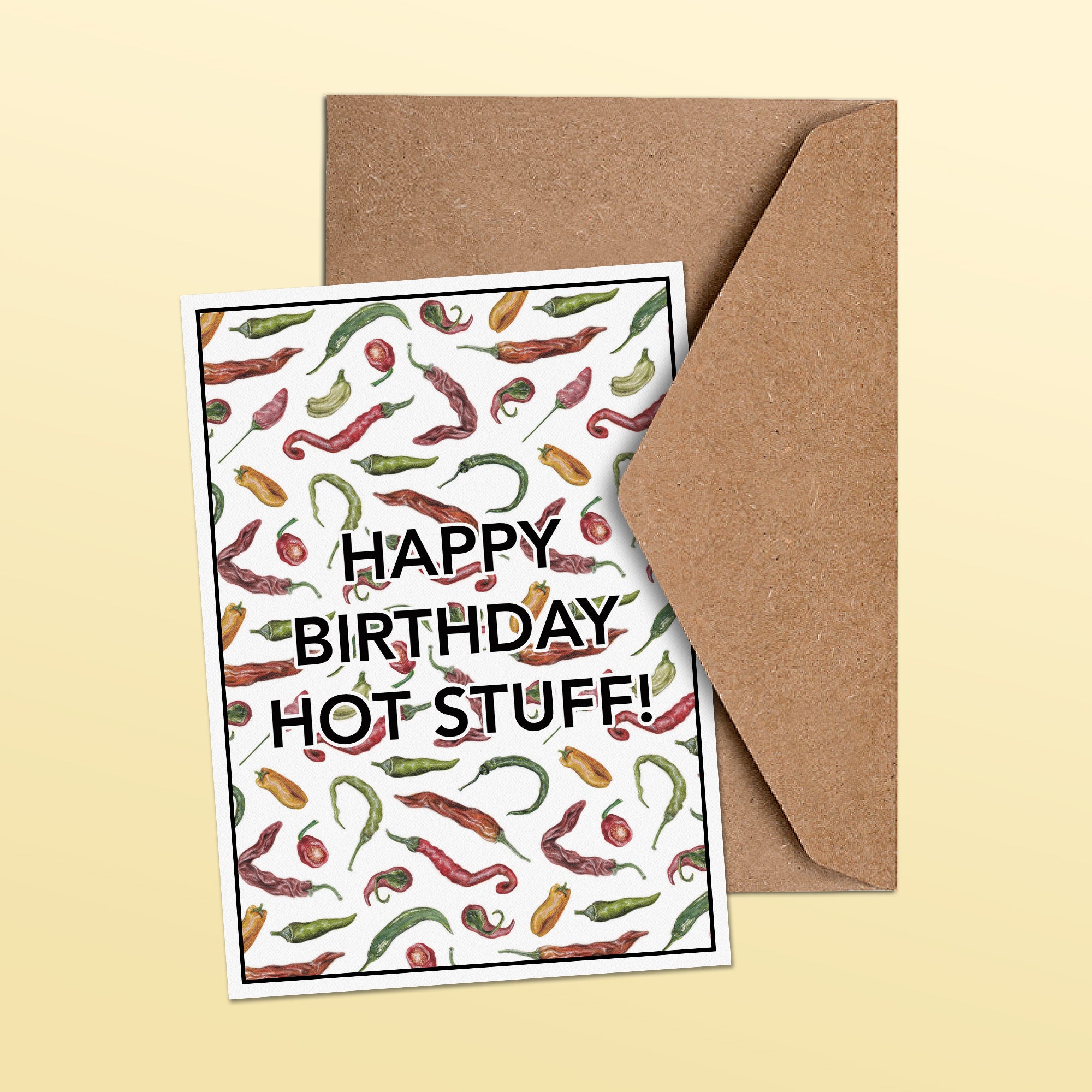 Happy Birthday Hot Stuff Greetings Card image 1