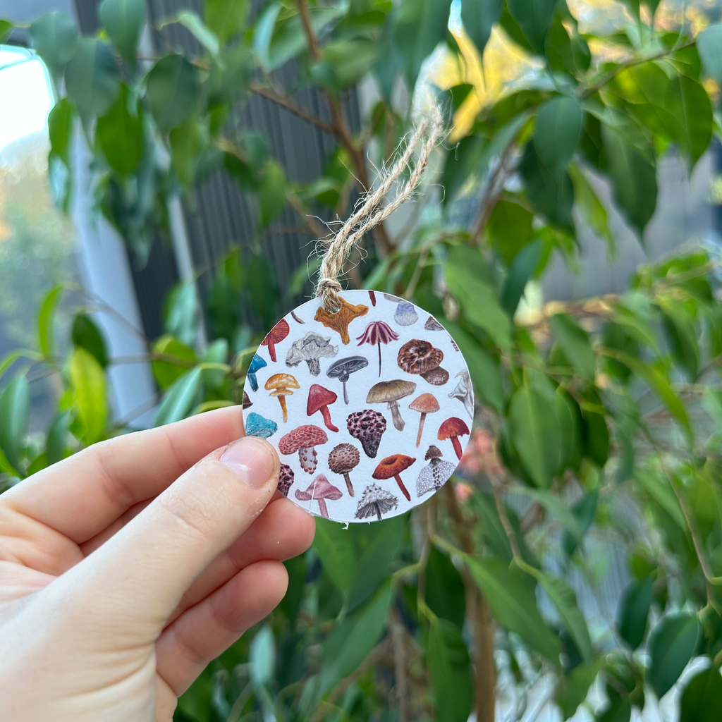 Mini Mushroom - Pack of 3 Gift Tags image 0