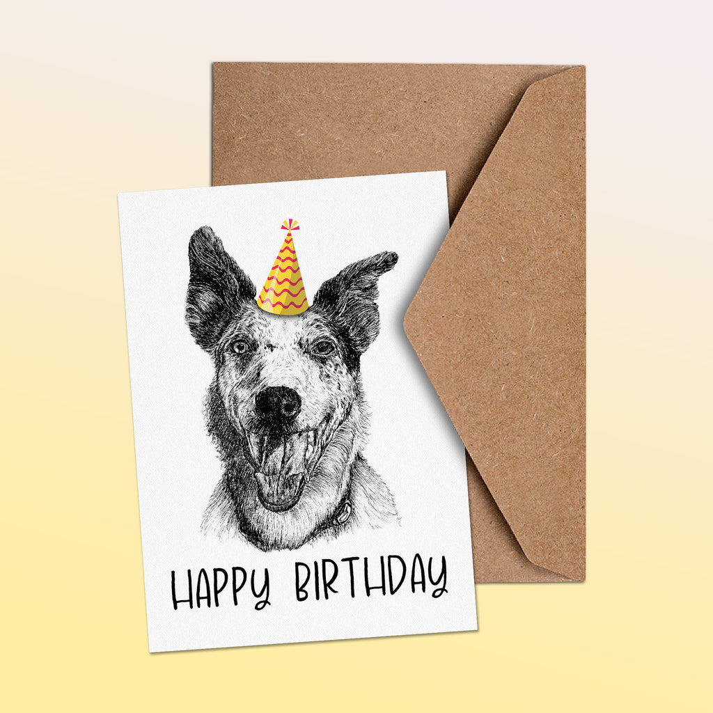 Koolie (#1) Greetings Card image 1