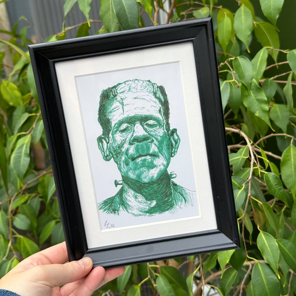 Frankenstein's Monster A6 Print image 1