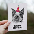 Boston Terrier (#1) Greetings Card image 0