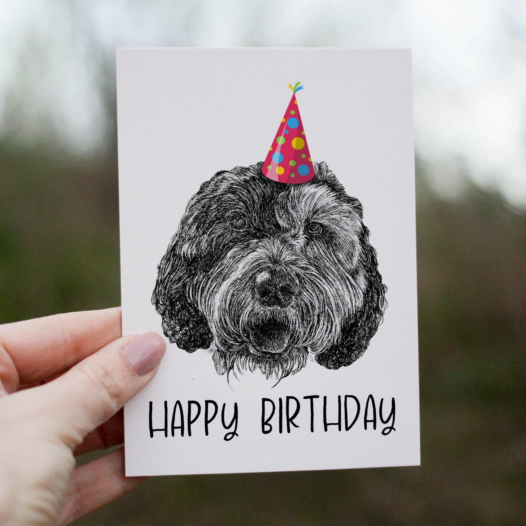 Cockapoo (#1) Greetings Card image 0