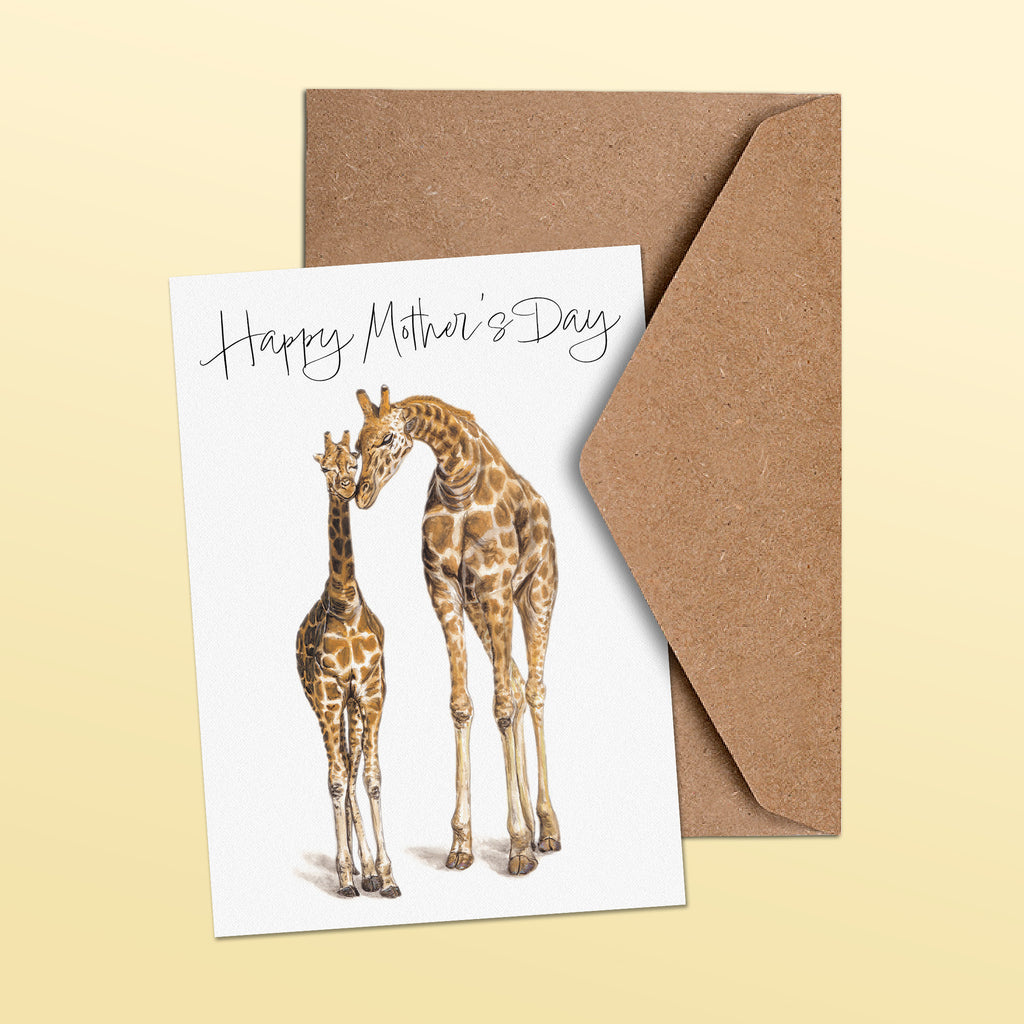 Giraffe Mother's Day Greetings Card image 1