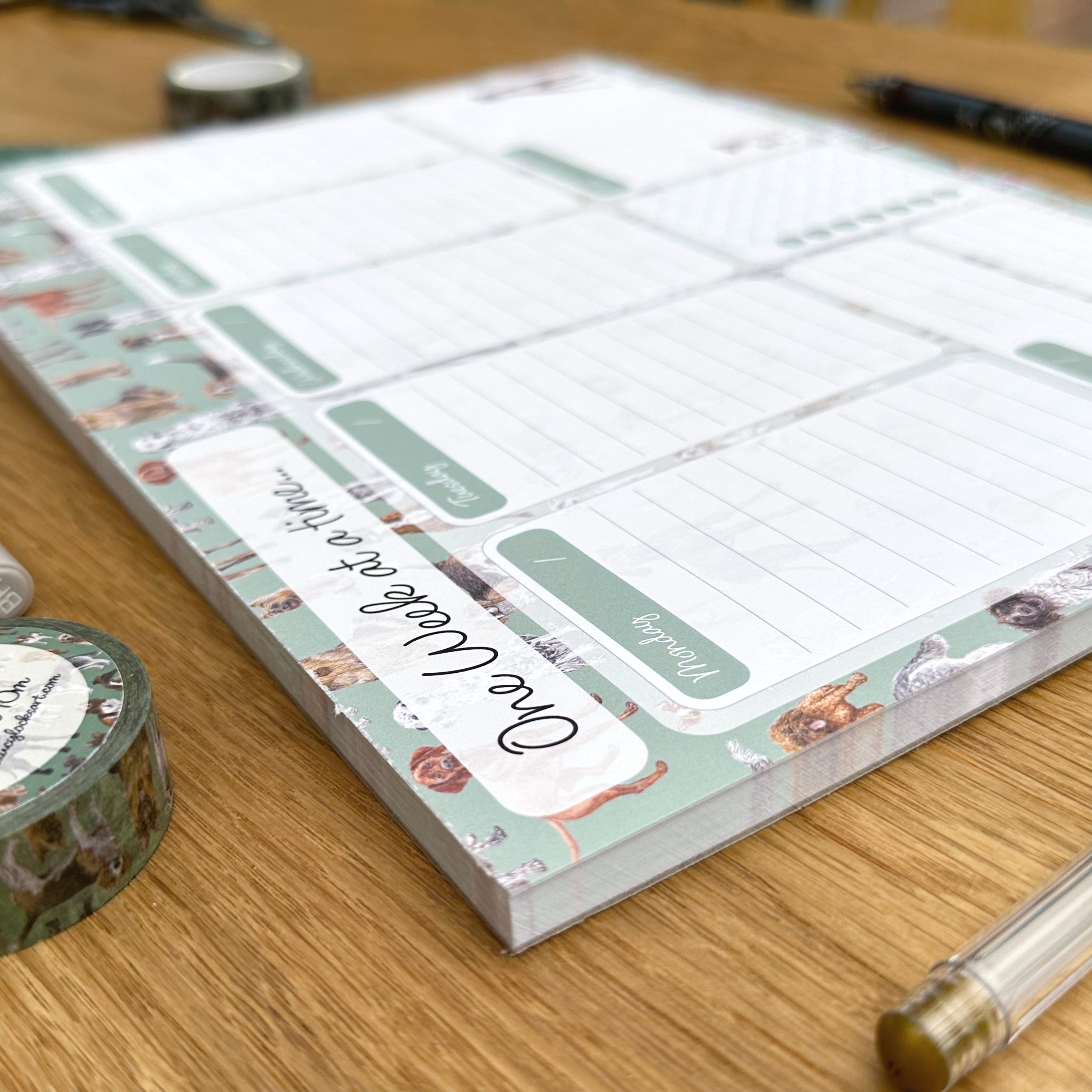 A4 Dogs Weekly Planner image 4
