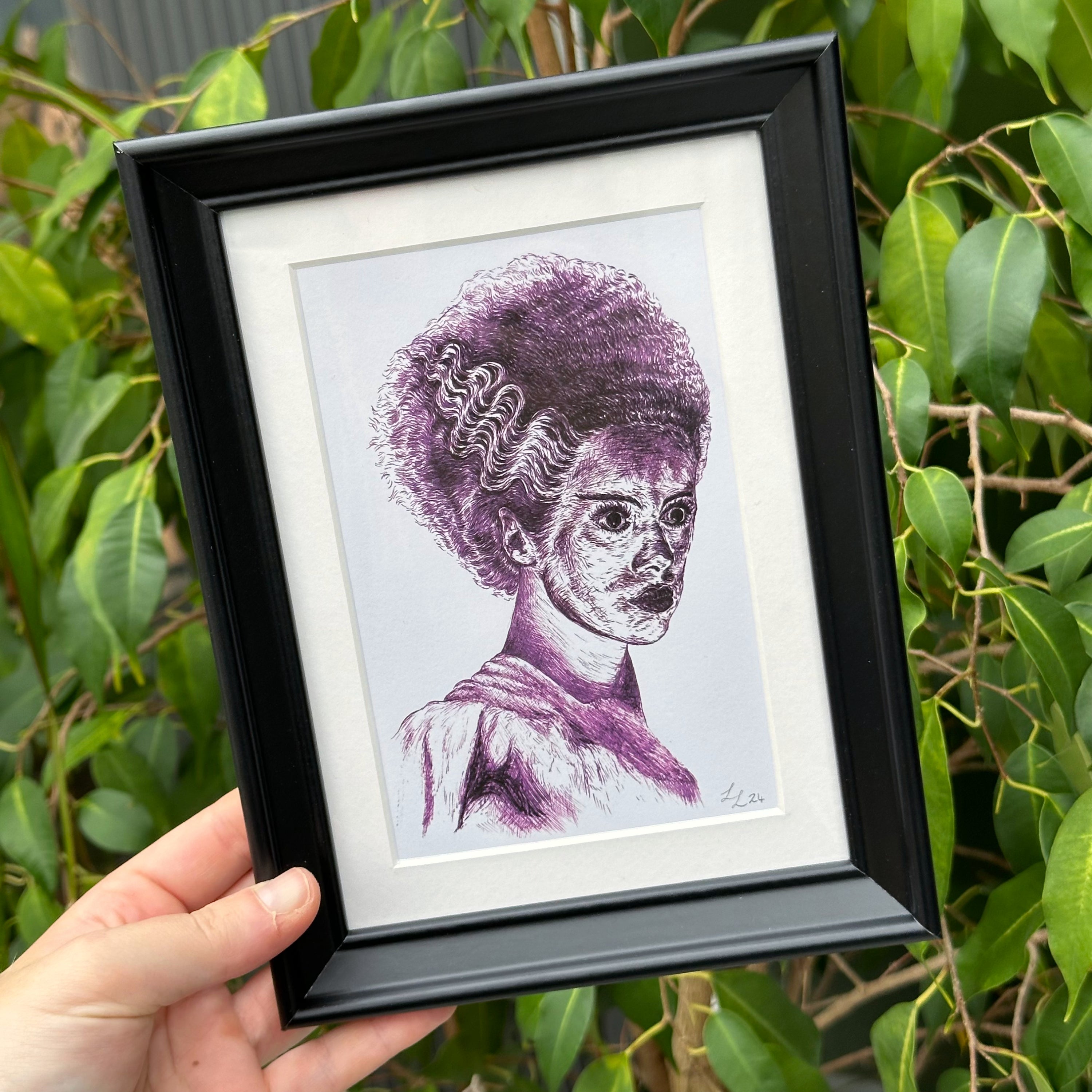 Frankenstein's Bride A6 Print image 1