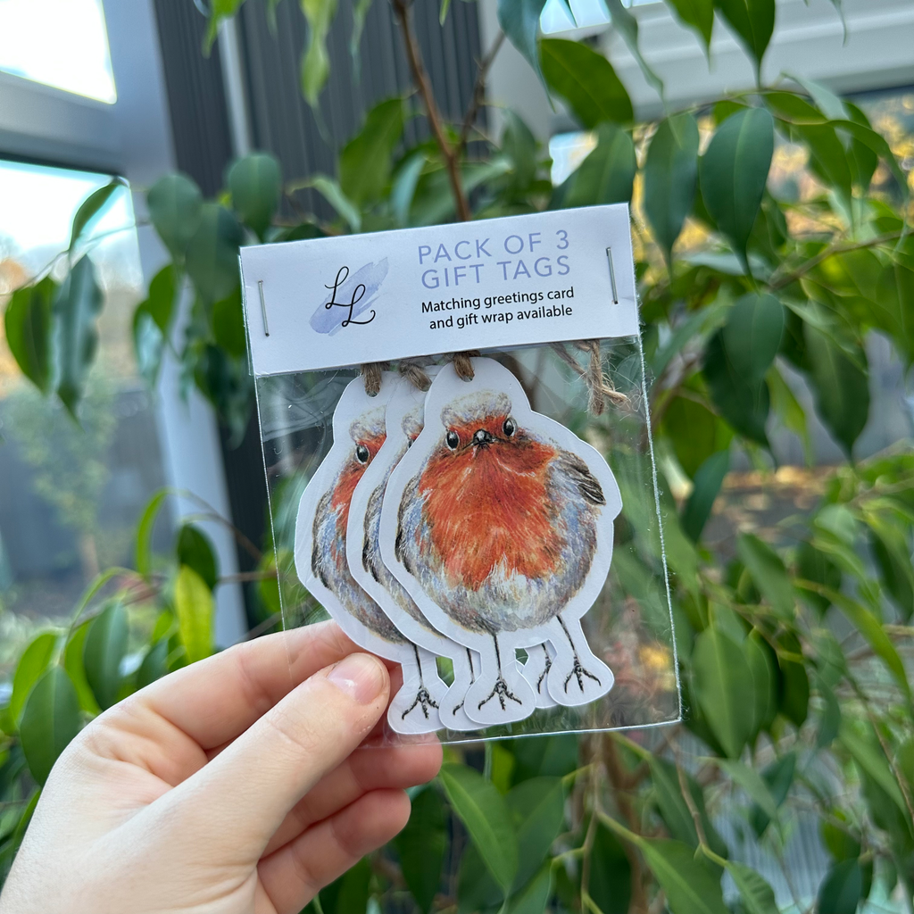 Robin - Pack of 3 Gift Tags image 1
