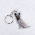 Terrier Mix - Handmade Keyring image 0