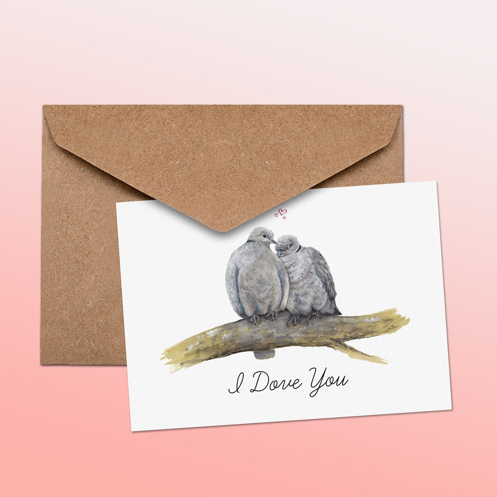 I Dove You Greetings Card image 1