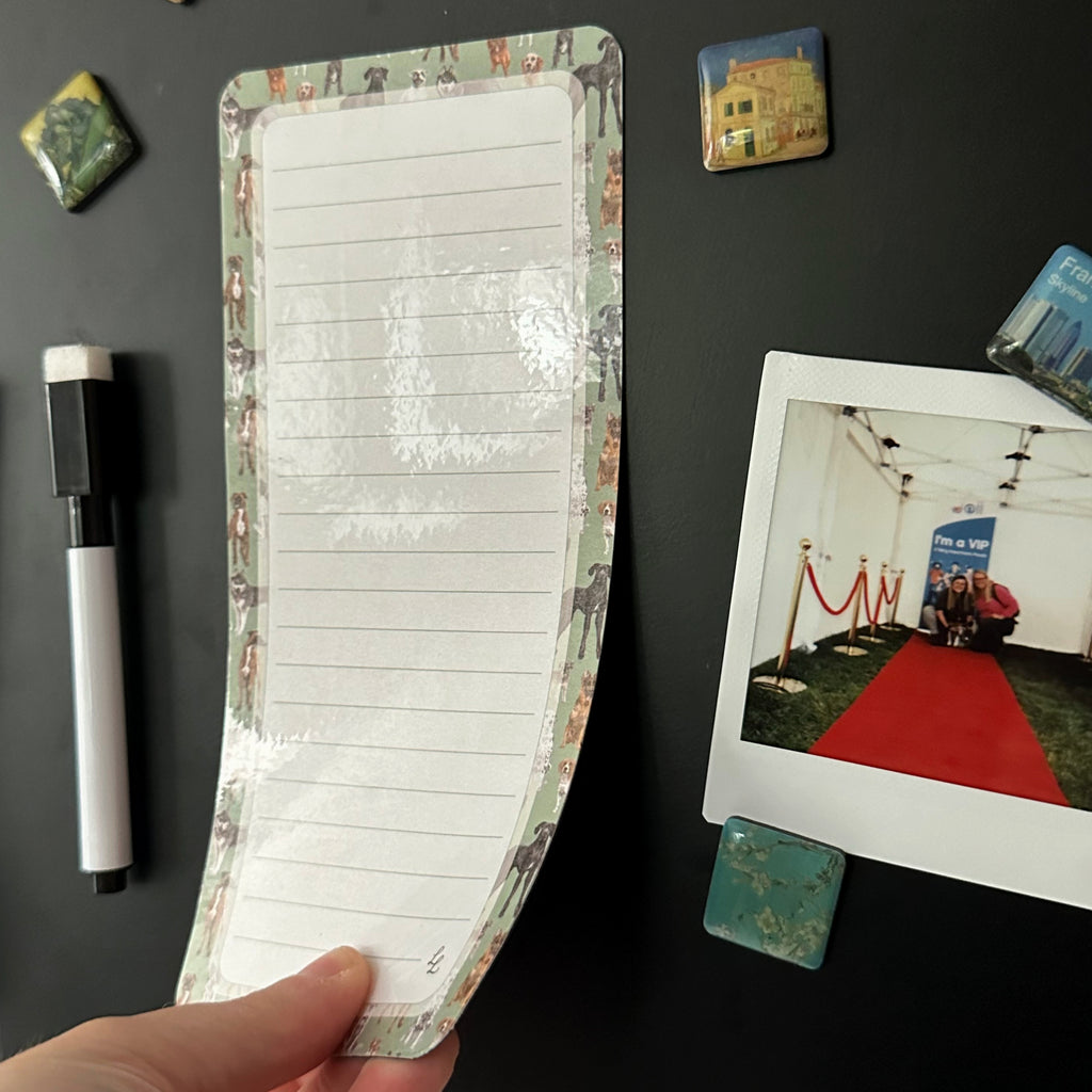 Dogs - Magnetic Dry Erase List image 1