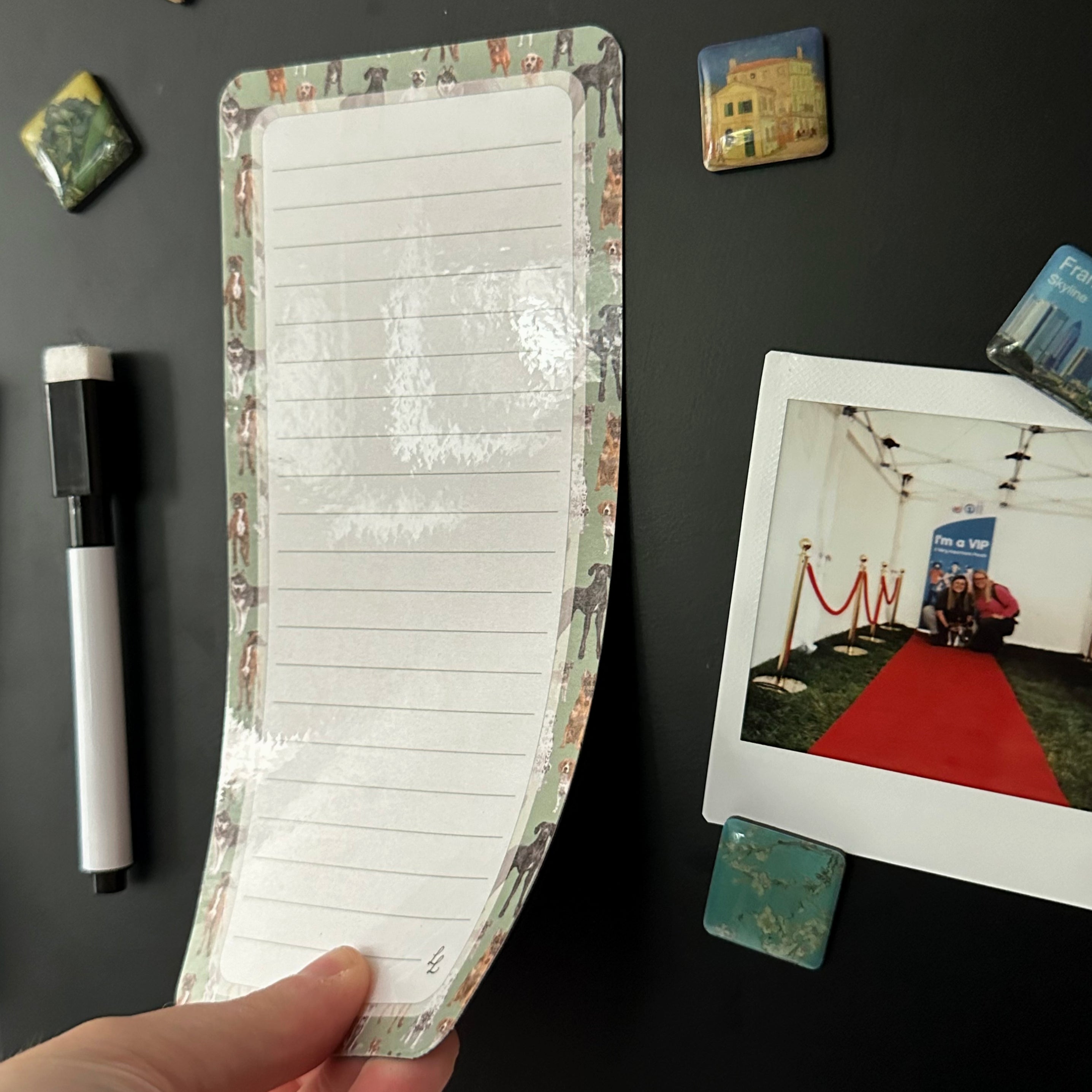 Dogs - Magnetic Dry Erase List image 1