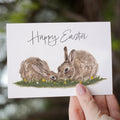 Easter Bunnies Greetings Card image 0