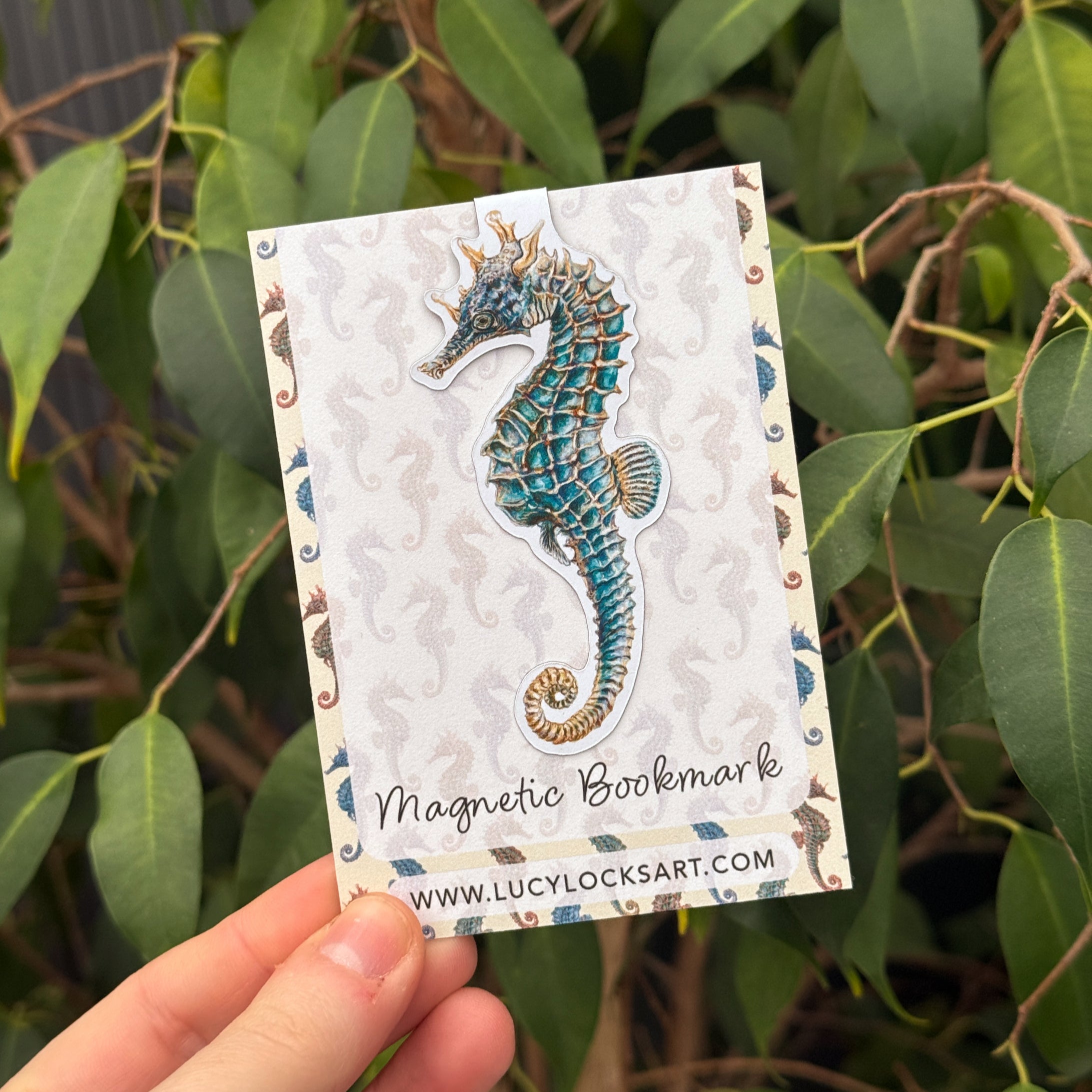 Seahorse Magnetic Bookmark image 0