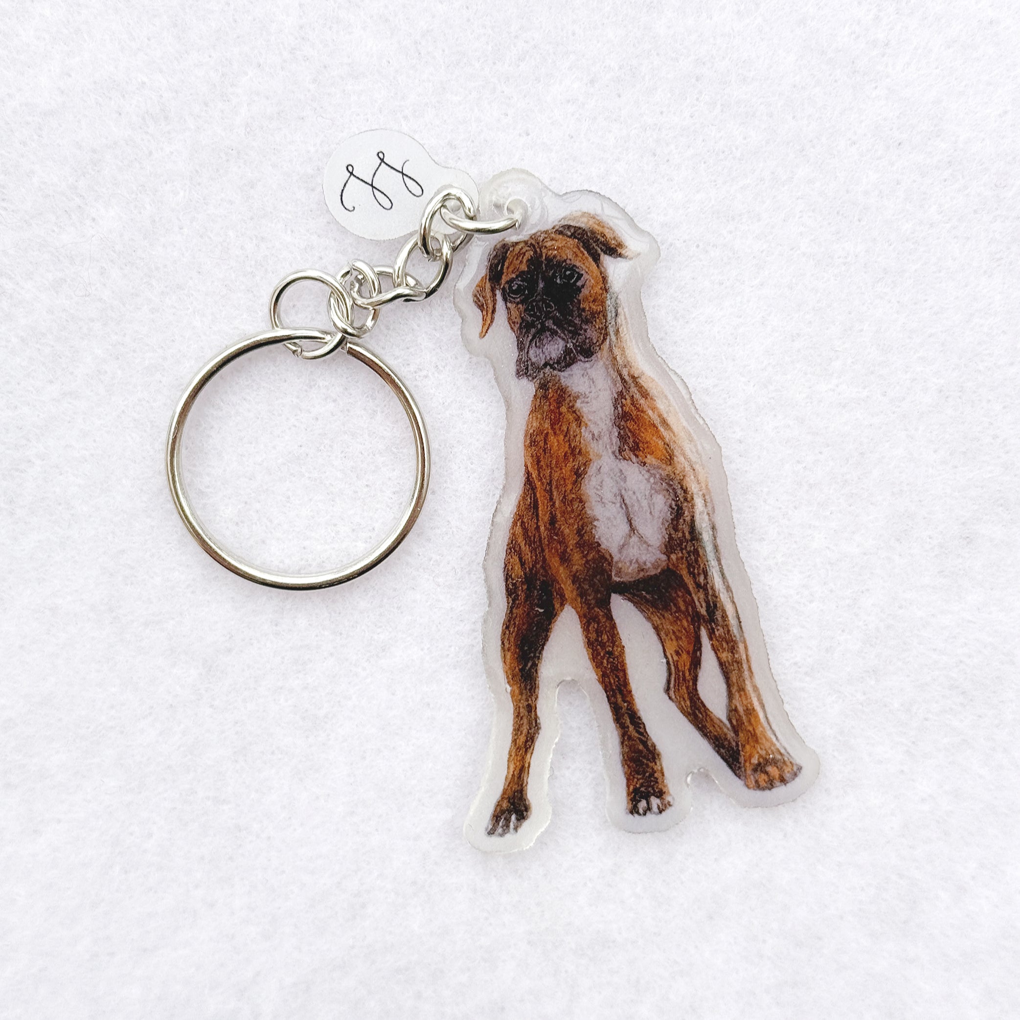 Boxer - Handmade Keyring image 0