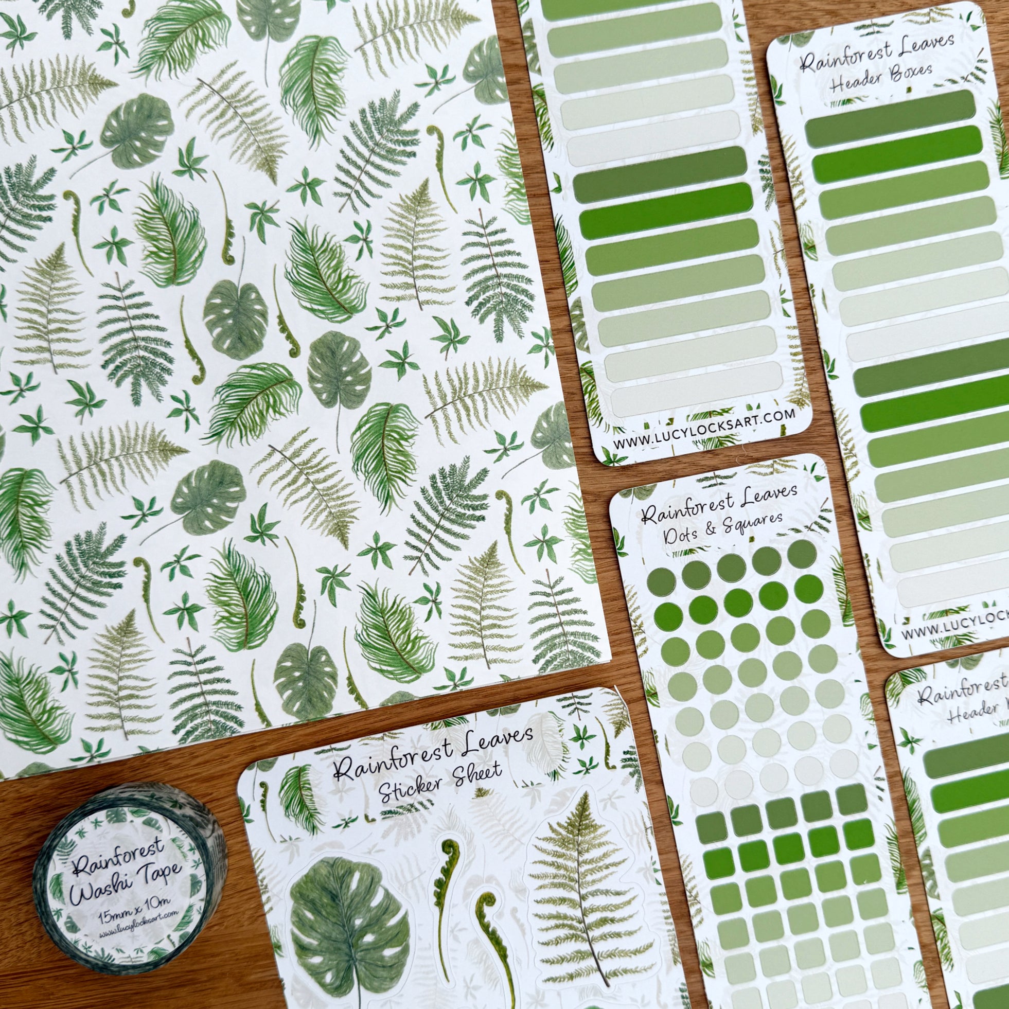 Rainforest Leaves Journal Bundle image 0