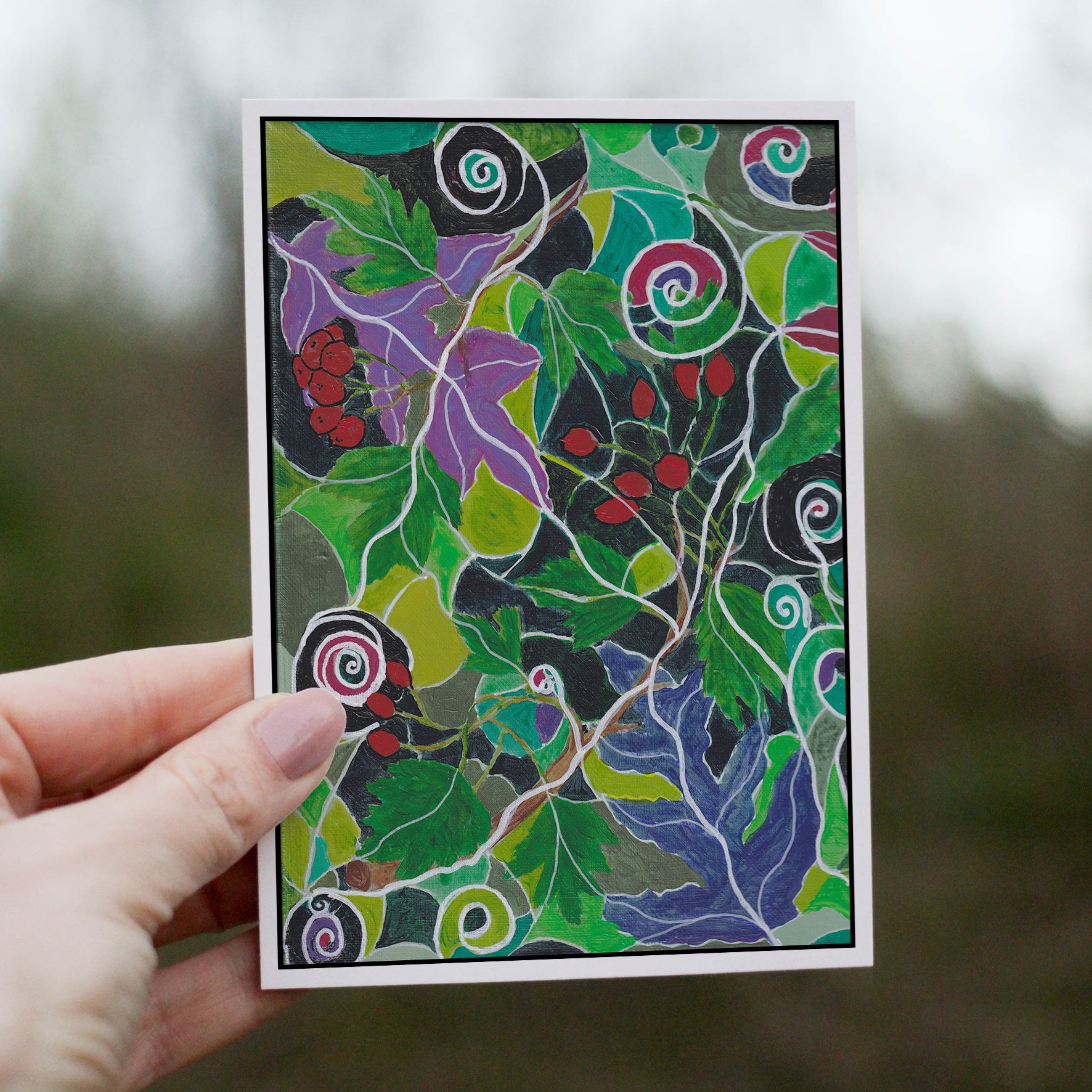 Hawthorns 02 Greetings Card image 0