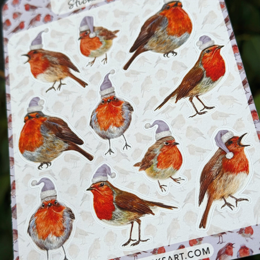 EHARTs Robin Sticker Sheet image 1