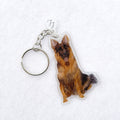 German Shepherd - Handmade Keyring image 0