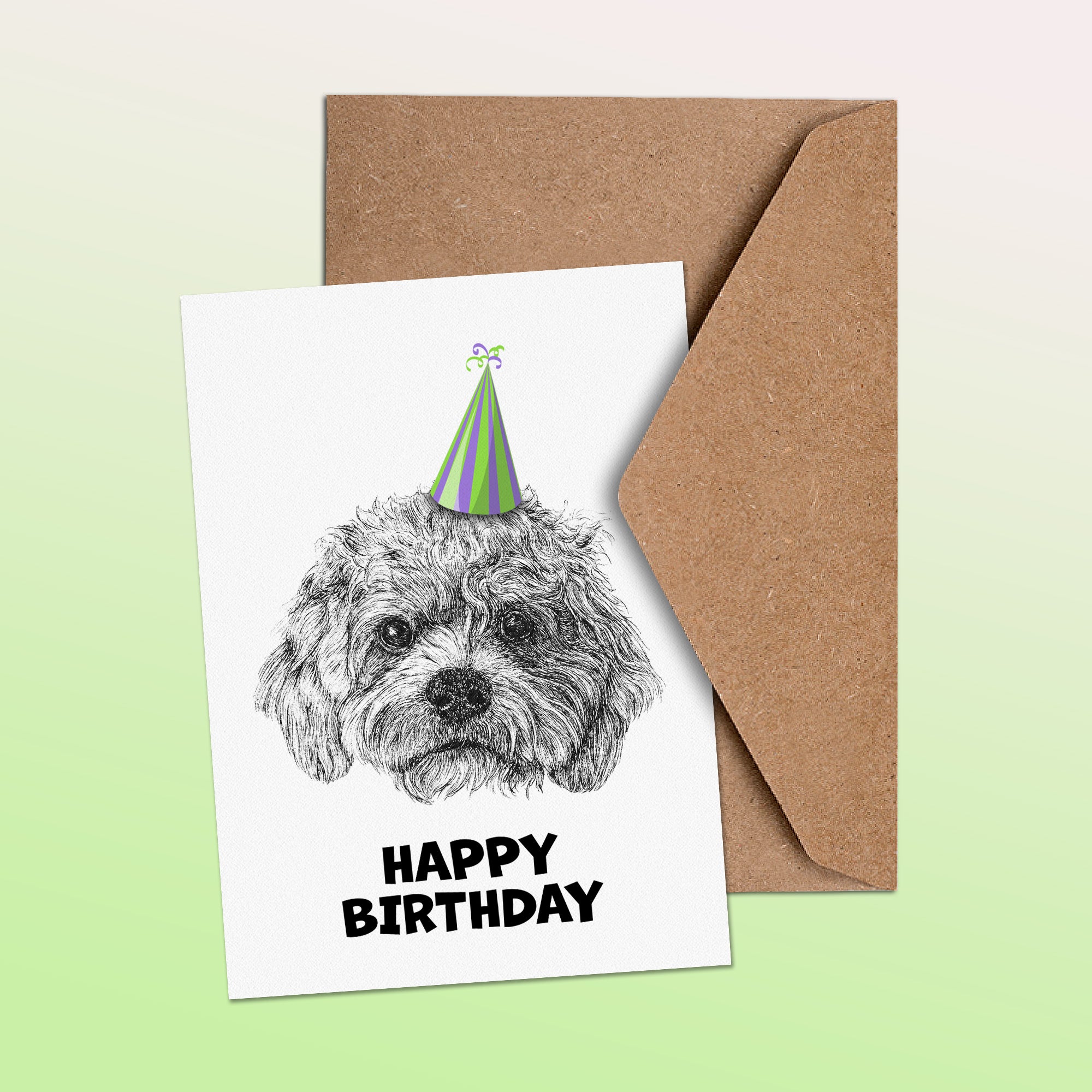 Cavapoo (#1) Greetings Card image 1