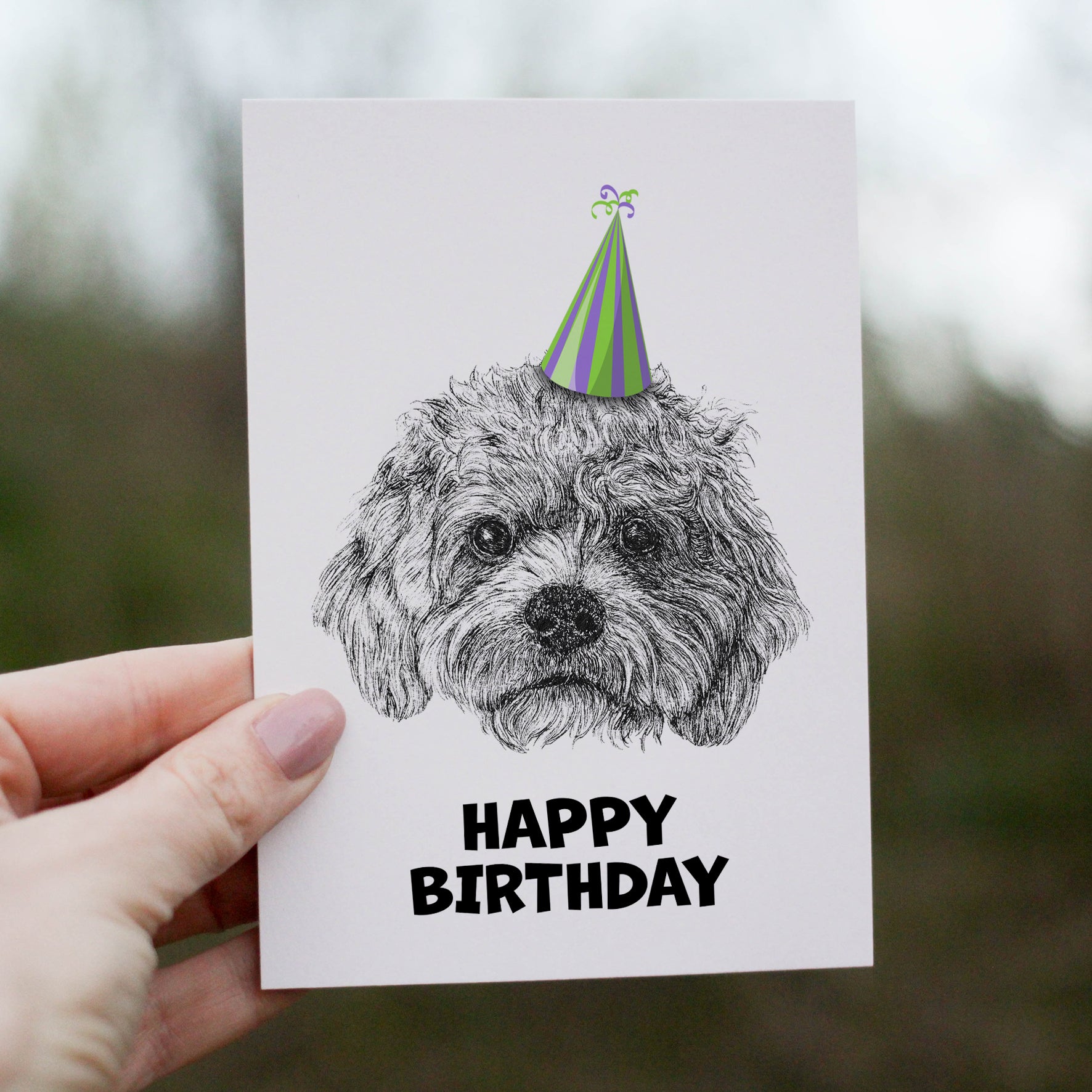 Cavapoo (#1) Greetings Card image 0
