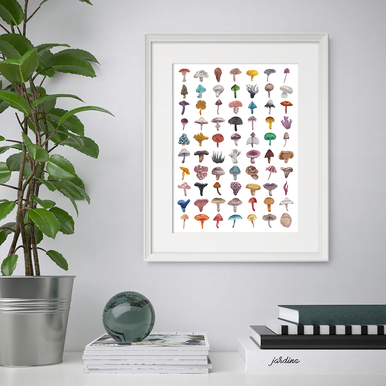 Mini Mushroom A3 Print image 3