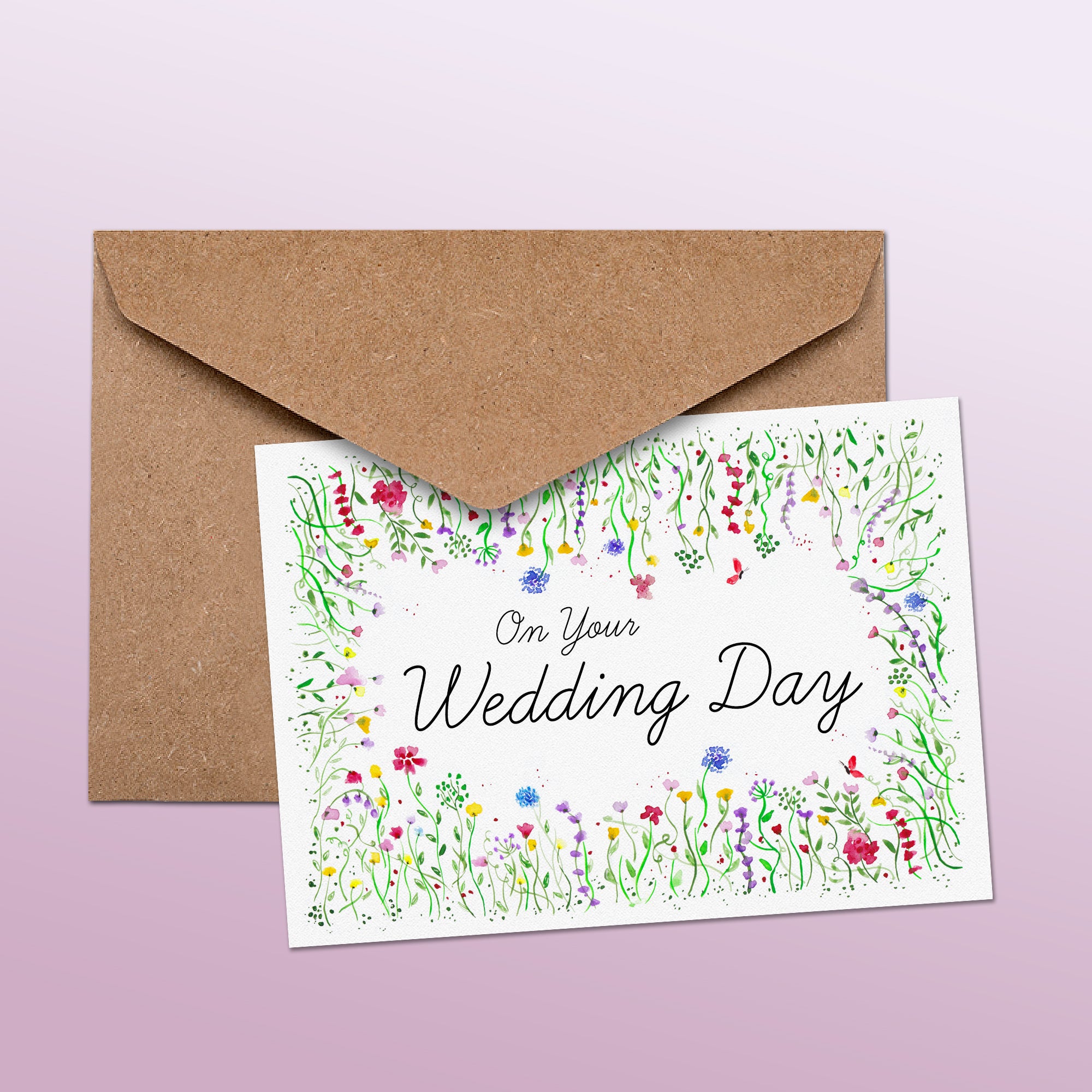Floral Wedding Card image 1