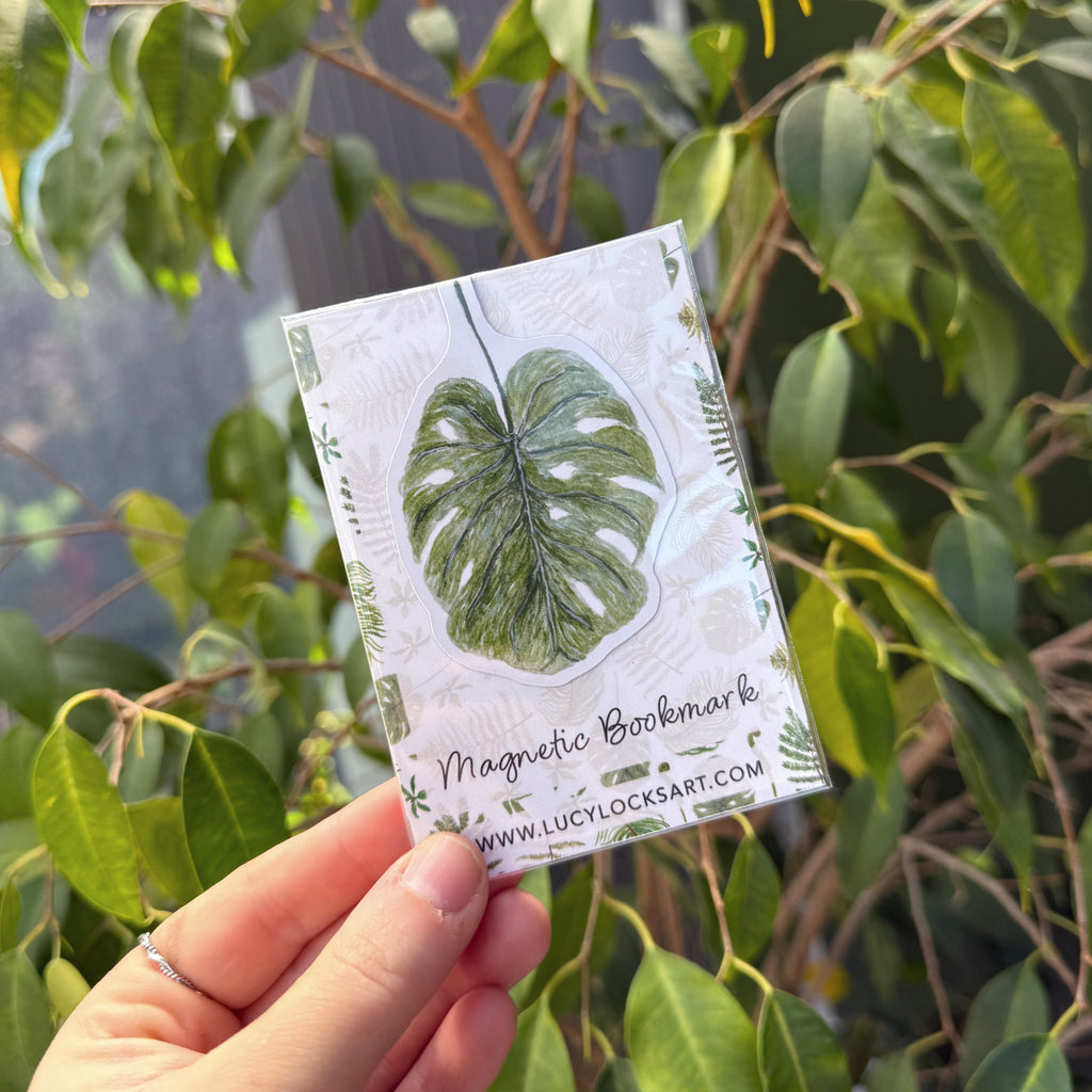 Rainforest Leaf Magnetic Bookmark image 0