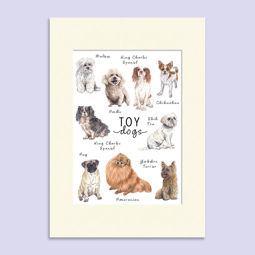 Toy Dogs A5 Print image 1