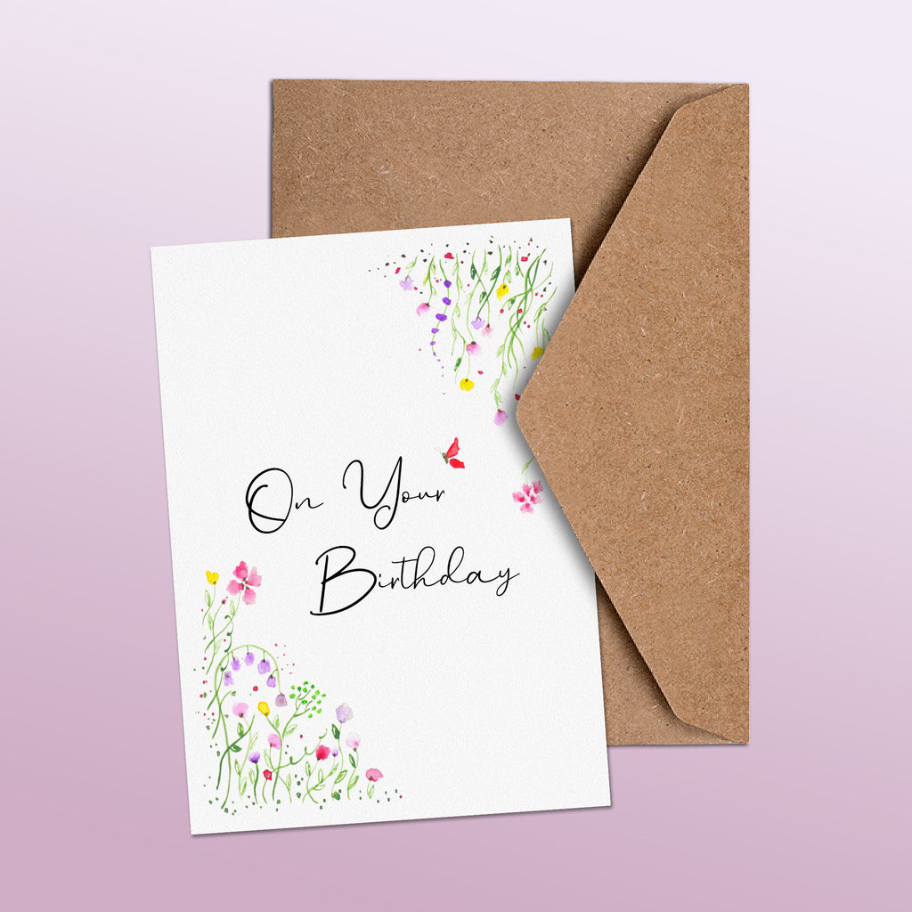 Floral Birthday Card image 1