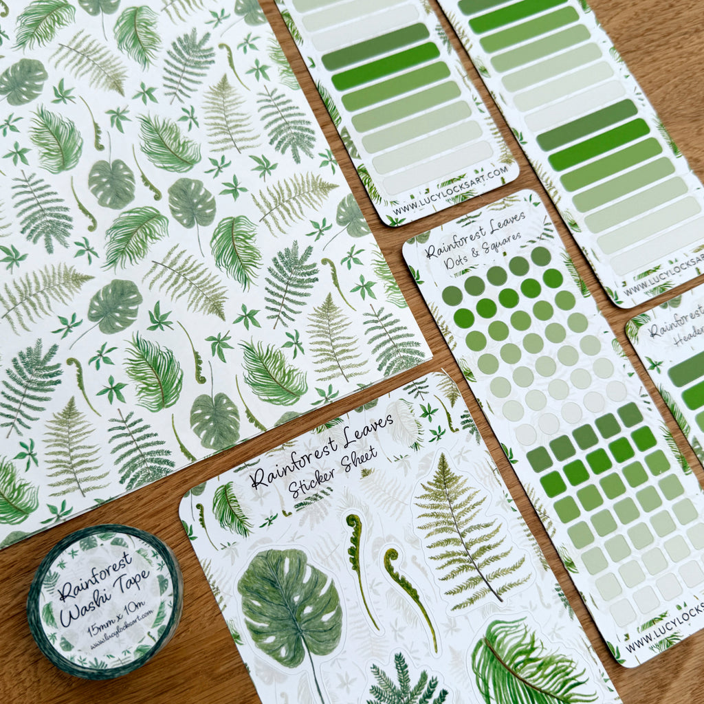 Rainforest Leaves Journal Bundle image 1