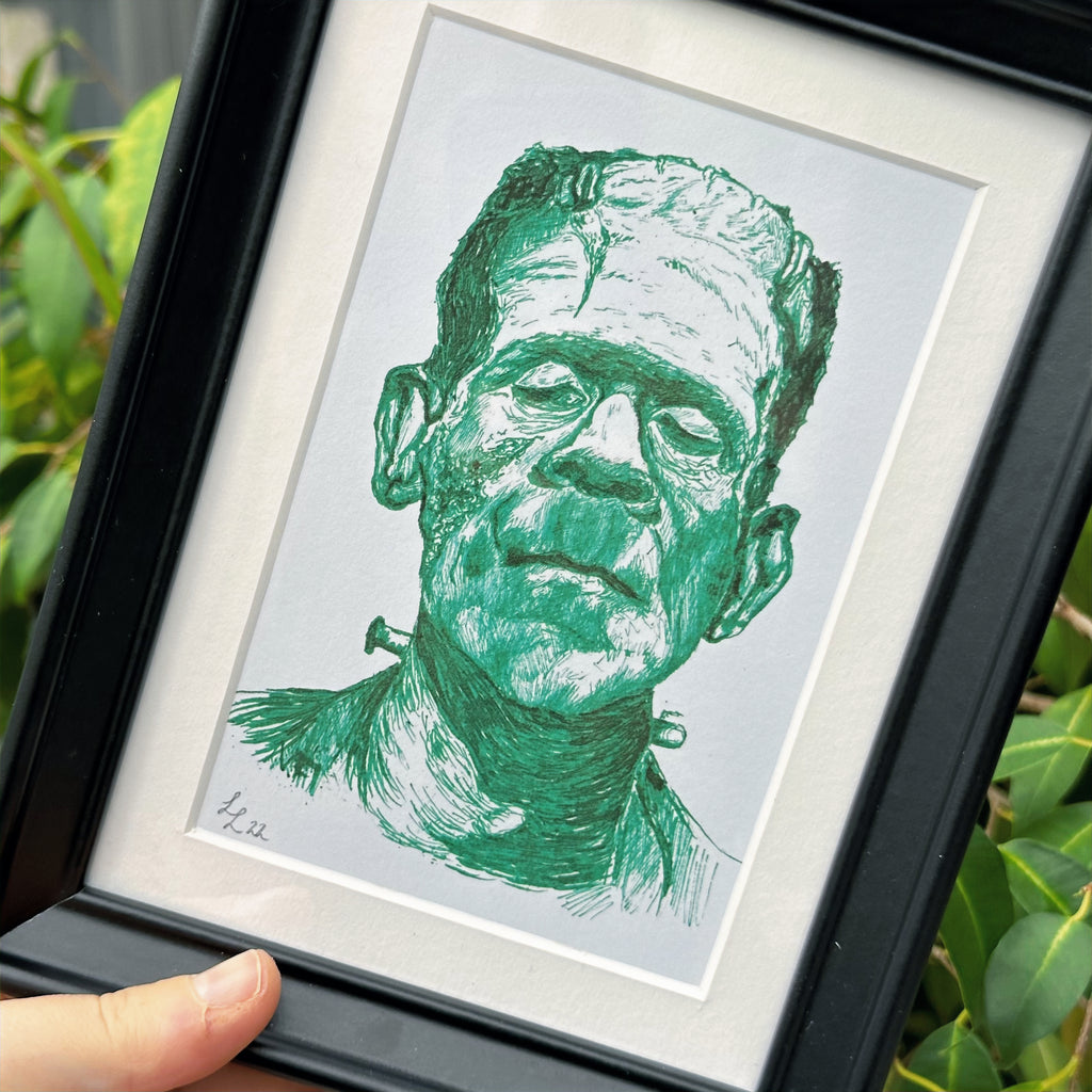 Frankenstein's Monster and Bride A6 Print Bundle image 6