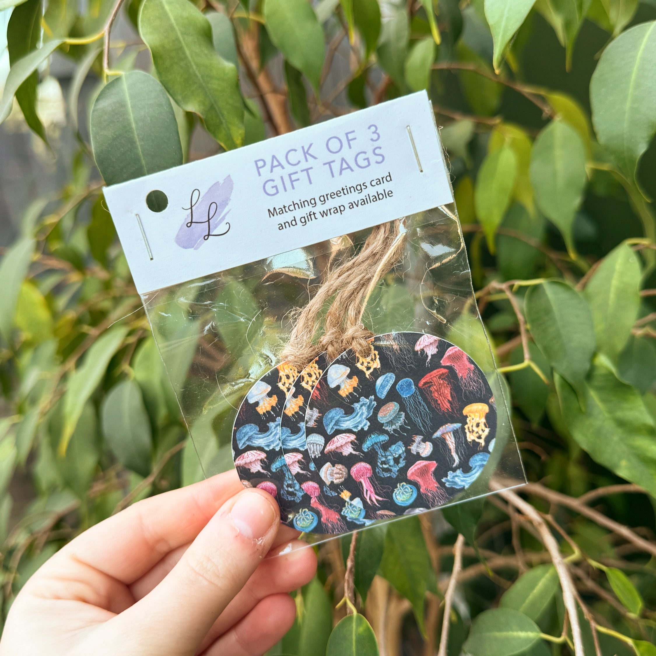 Jellyfish - Pack of 3 Gift Tags image 0