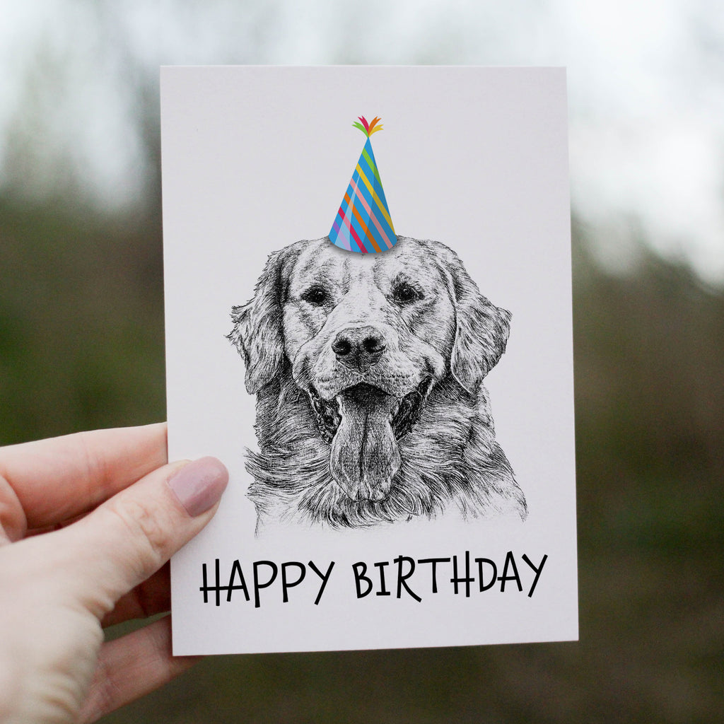 Golden Retriever (#1) Greetings Card image 0