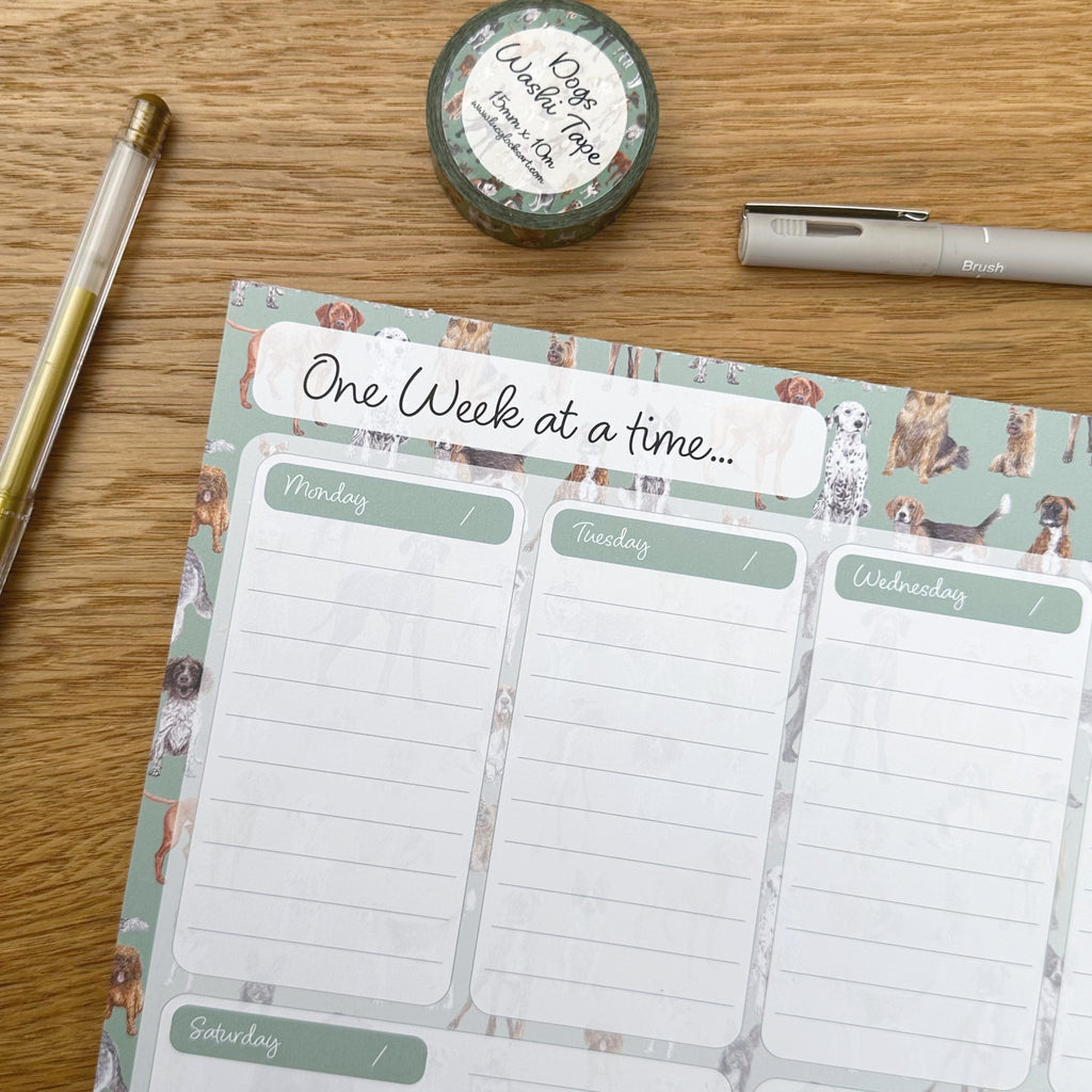 A4 Dogs Weekly Planner image 6