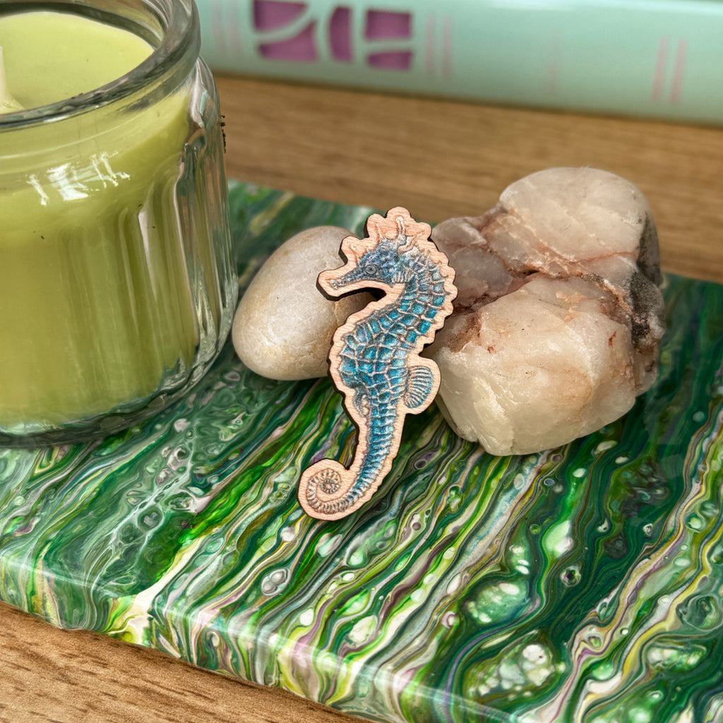Seahorse Wooden Pin image 4