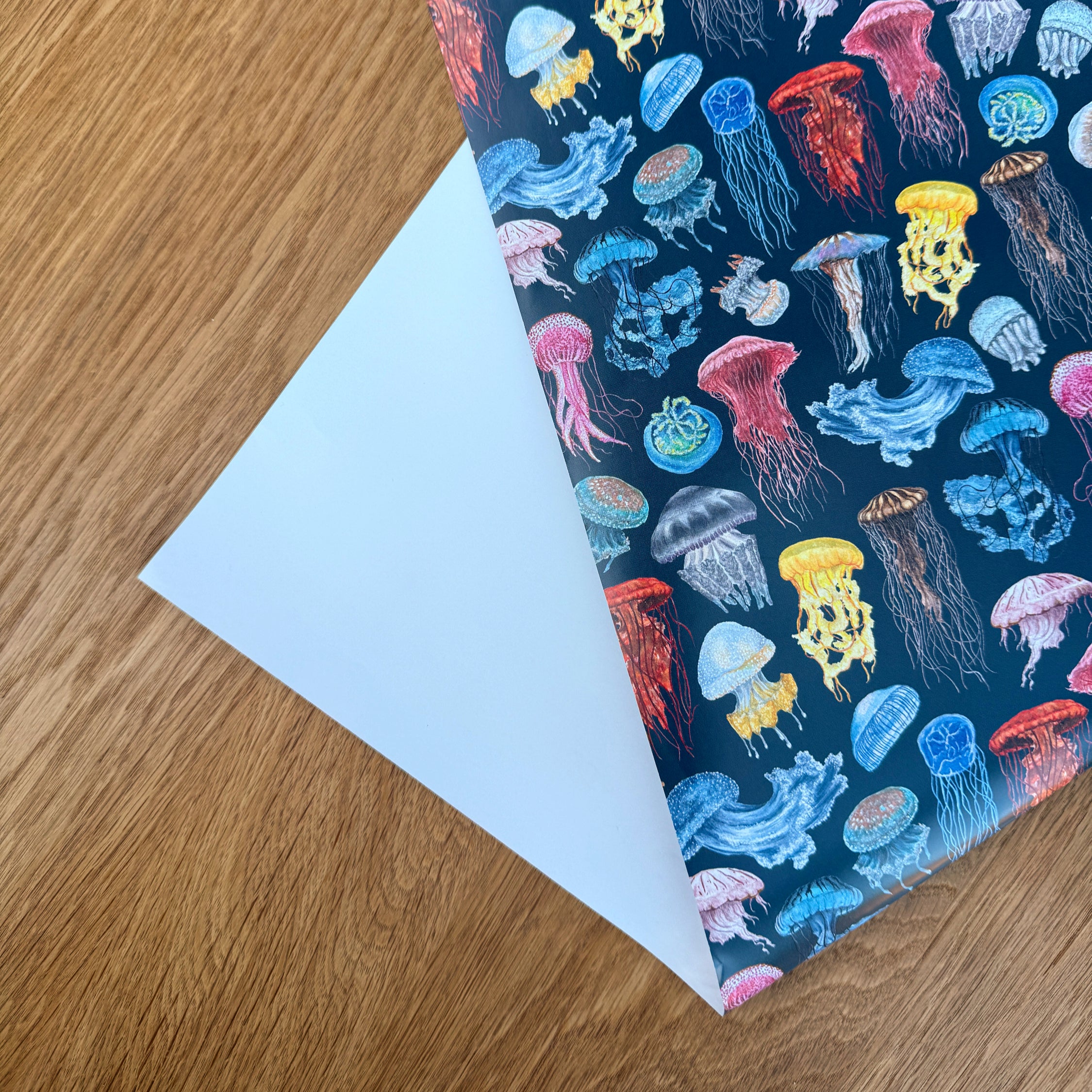 Jellyfish Gift Wrap and Tag image 1